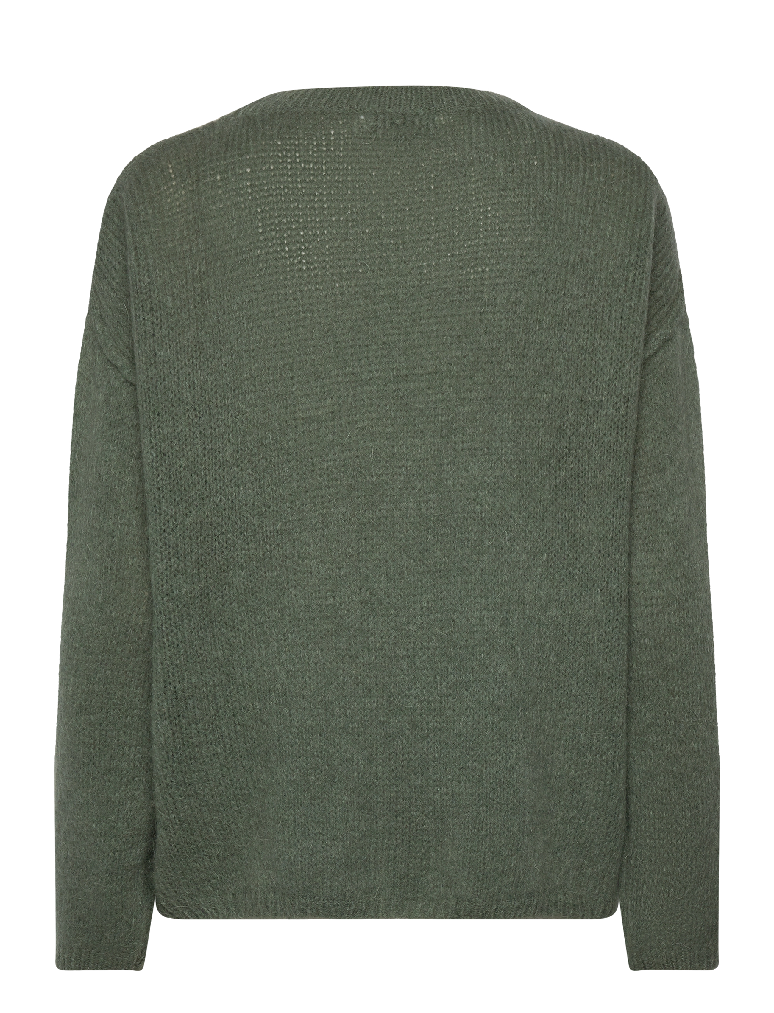 Pulz Jeans - PZMARIA LS Oneck Pullover - trøjer - grape leaf - 1