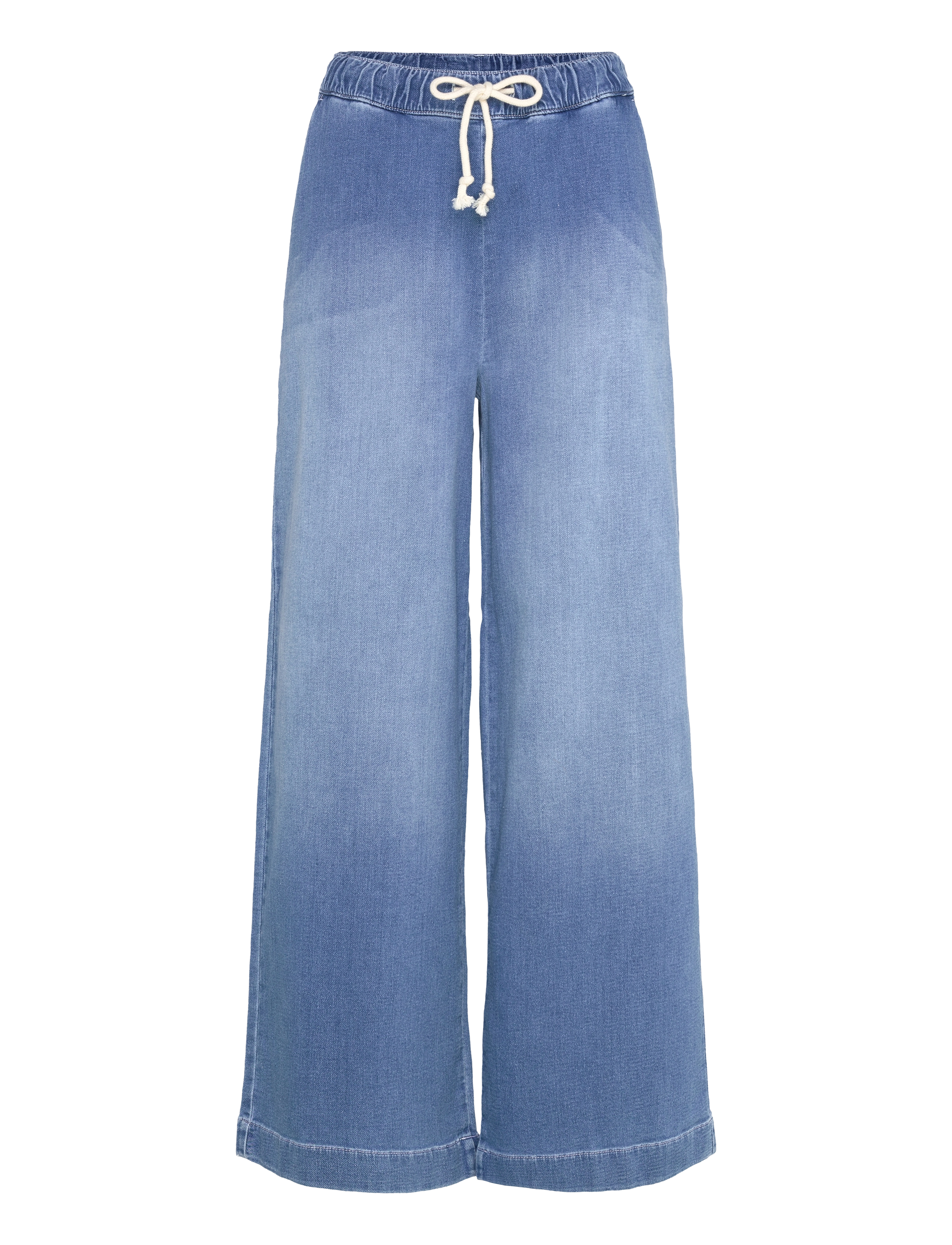 Pulz Jeans - PZRAVEN HW Pant - laia säärega püksid - medium blue denim - 0