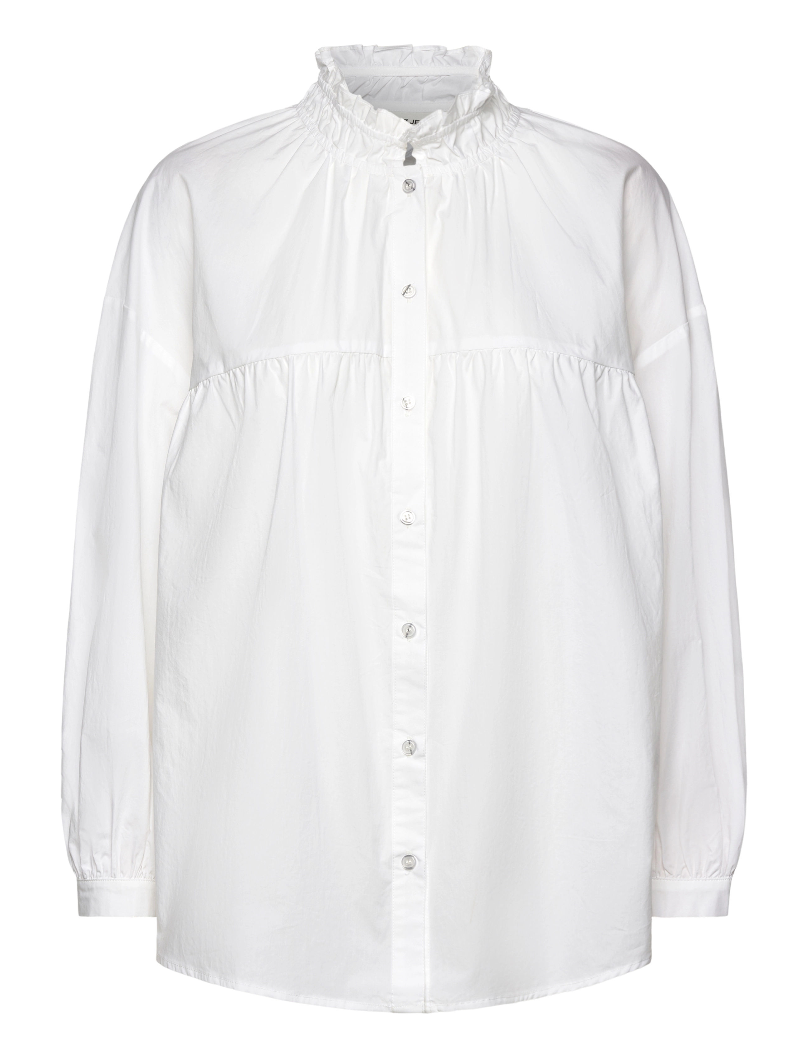 PULZ JEANS Pzjulle Oversized Shirt Weiß - S/M - Damen