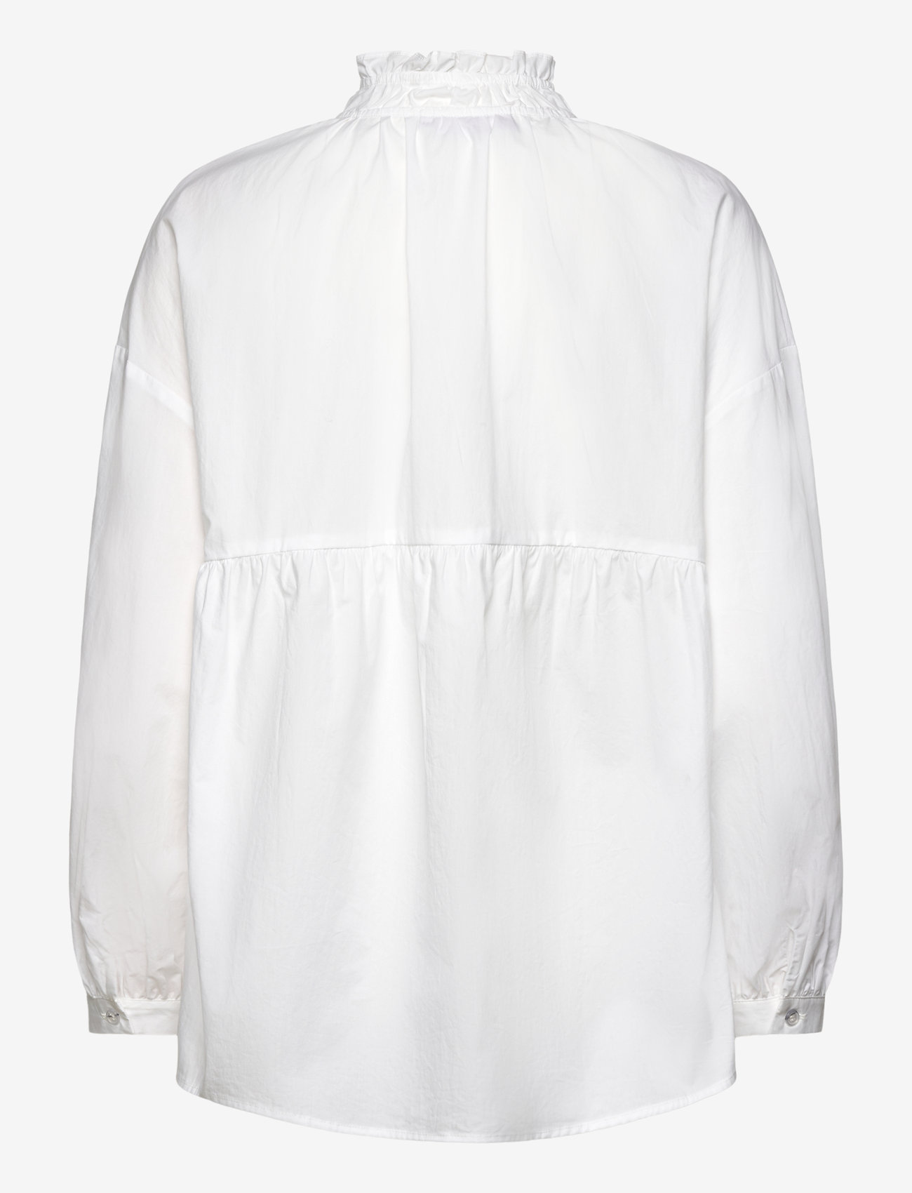 Pulz Jeans - PZJULLE Oversized Shirt - pikkade varrukatega särgid - bright white - 1