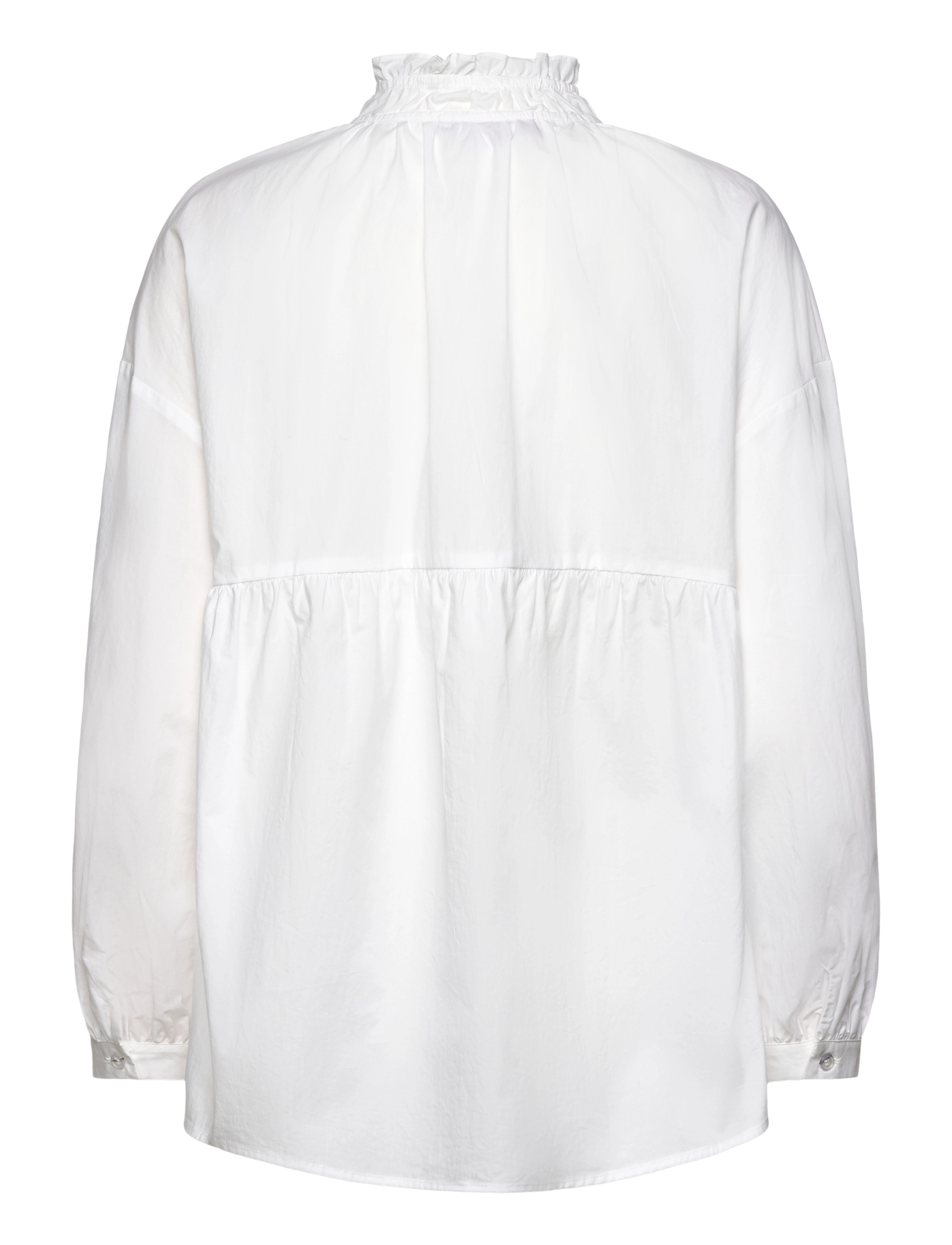 Pulz Jeans - PZJULLE Oversized Shirt - langärmlige hemden - bright white - 1