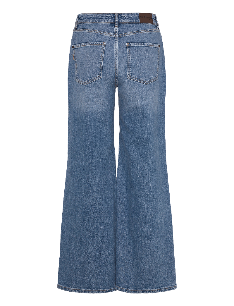 Pulz Jeans - PZMELROSE UHW Jeans Wide Leg - hosen mit weitem bein - medium blue denim - 1