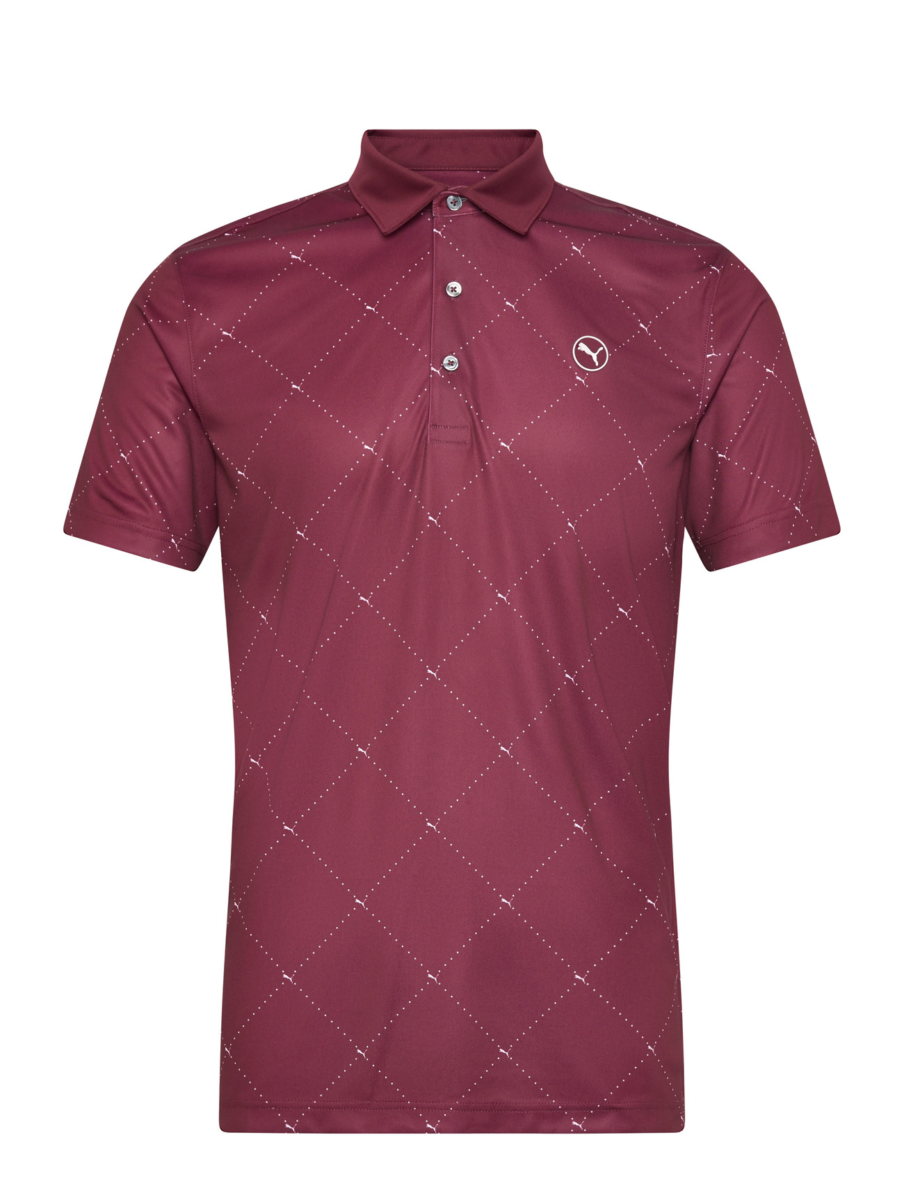 PUMA Golf Pure 2.0 Argyle Polo - - S 1