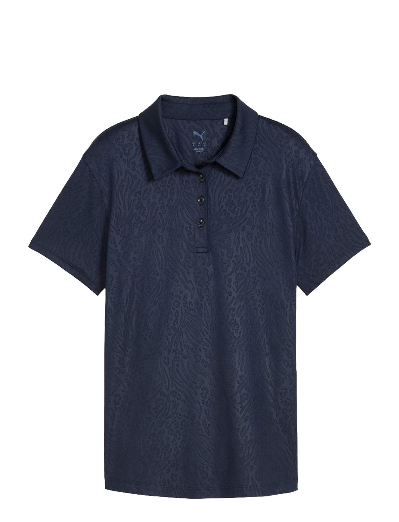 PUMA Golf W Mattr Animal Deboss Ss Polo - Navy - XS 2