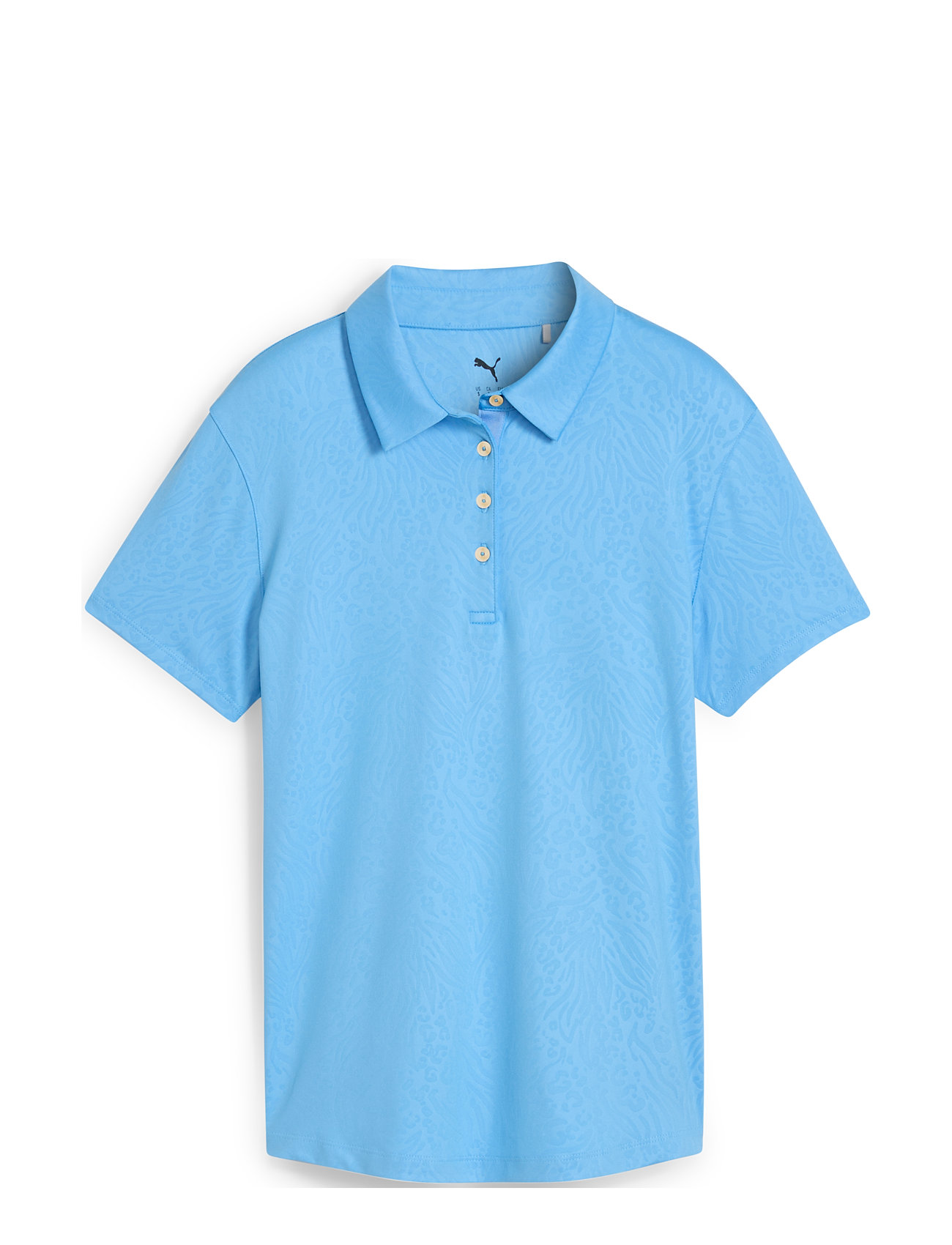 PUMA Golf W Mattr Animal Deboss Ss Polo - Navy - XS 1