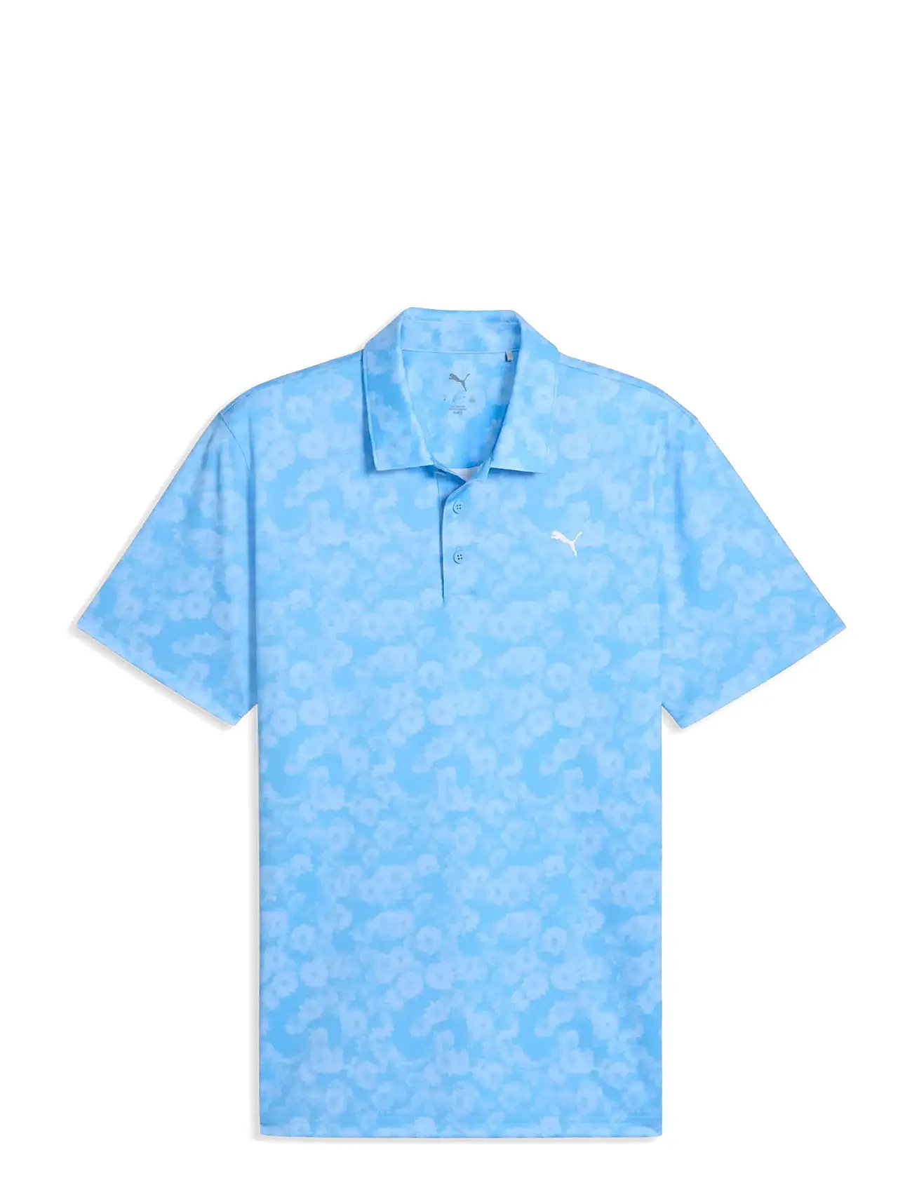PUMA Golf Pure 2.0 Floral Polo - Grey - S 2