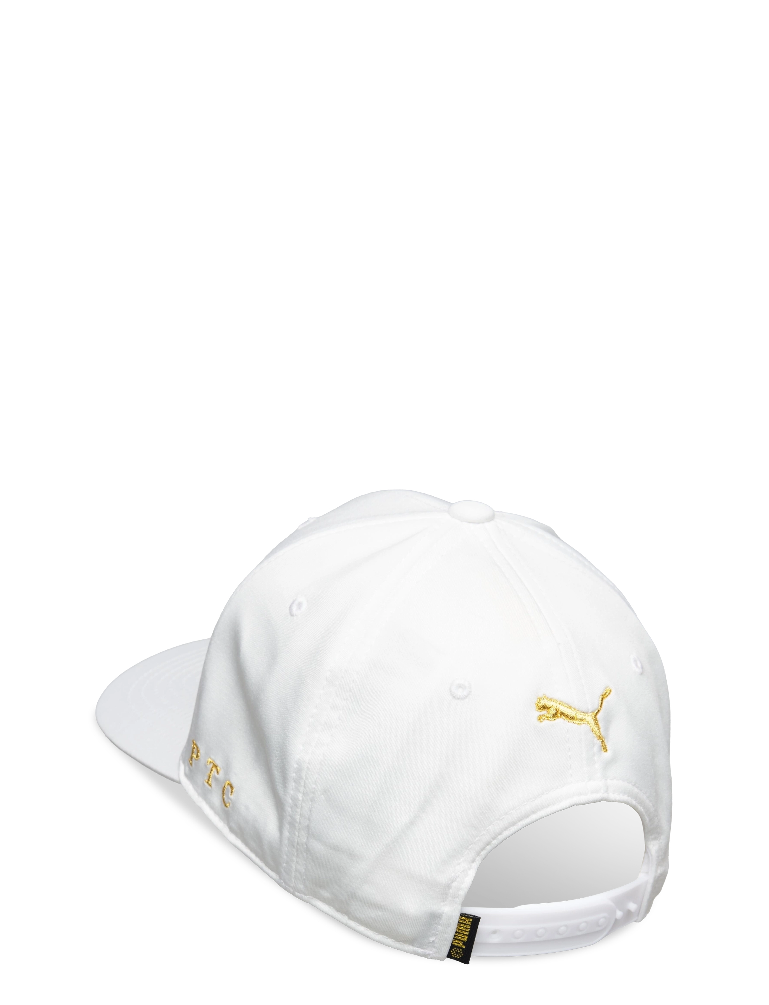 PUMA Golf - Puma x PTC Chase Dreams Snapback Cap - bright white-old gold - 1