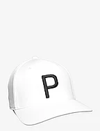 P Cap - WHITE GLOW-PUMA BLACK