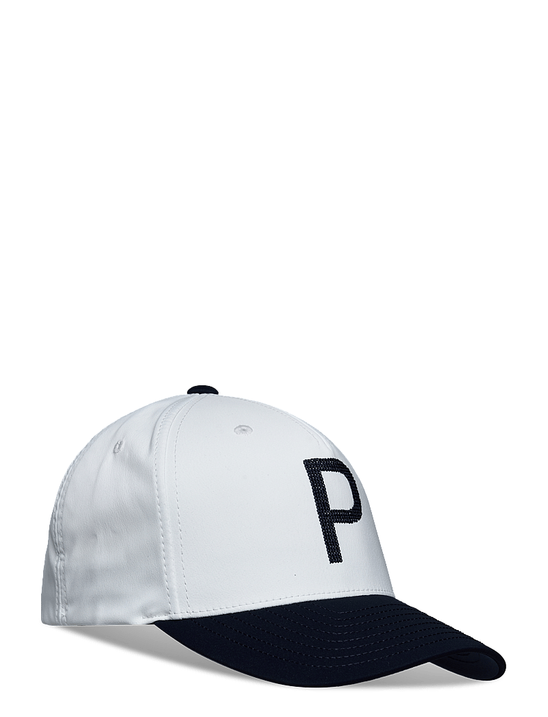 PUMA Golf - Crafted P Cap - kepsar - warm white-deep navy - 0