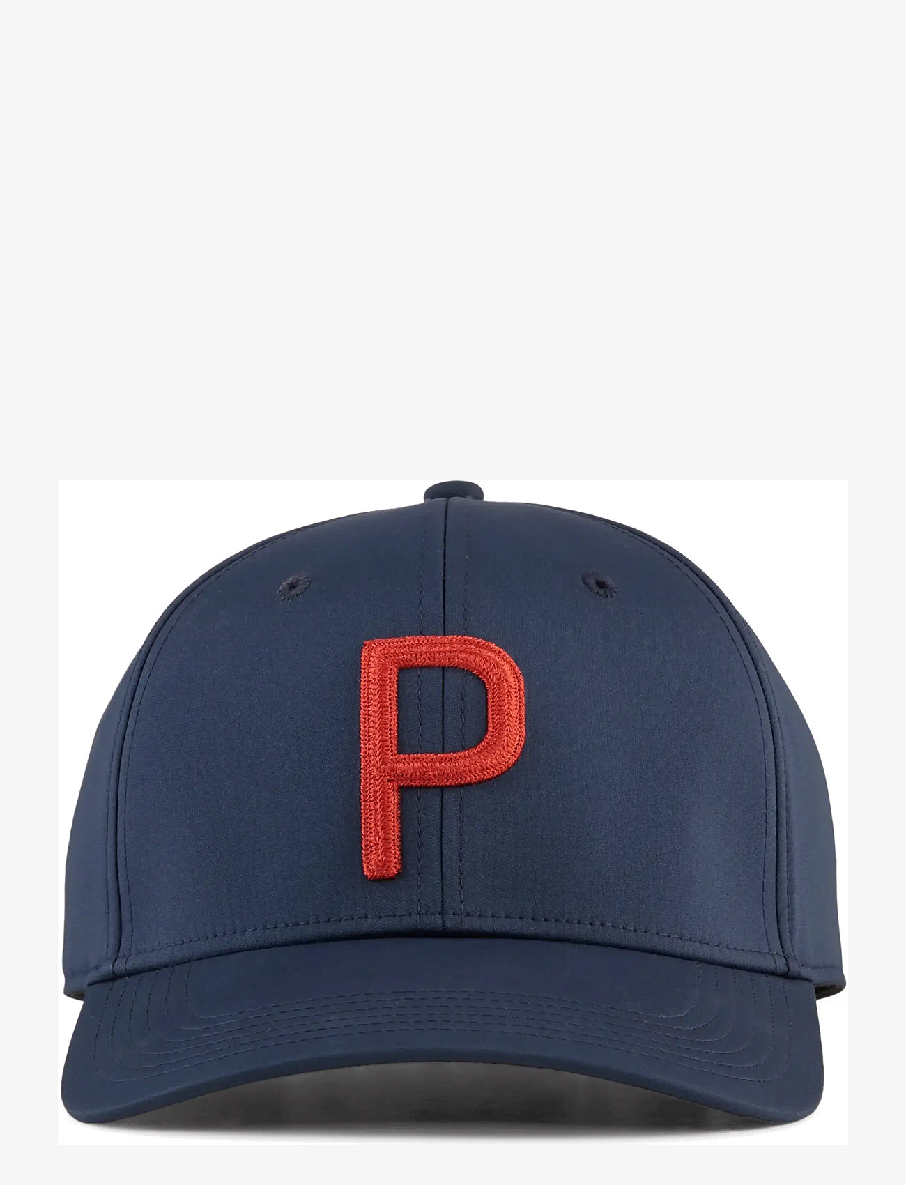 PUMA Golf - Heritage P Tech Cap - caps - deep navy-candy apple - 2