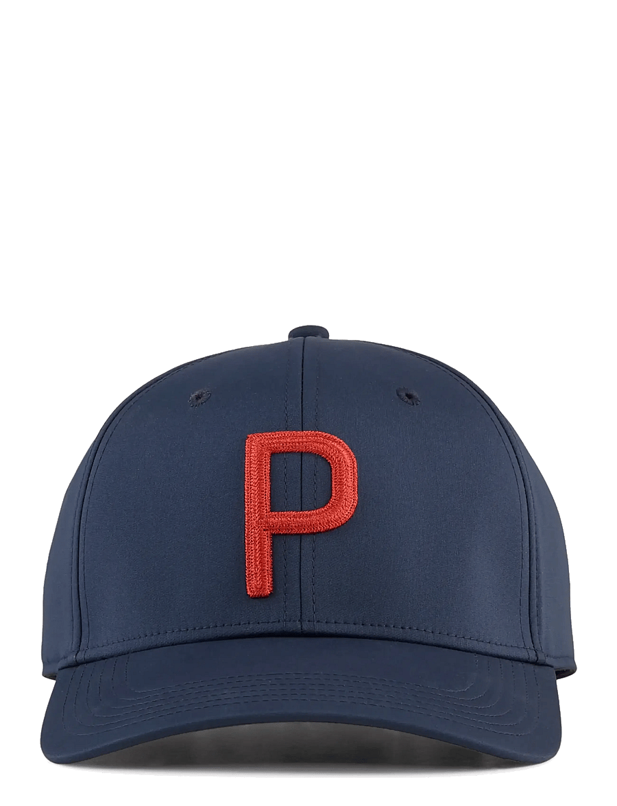 PUMA Golf - Heritage P Tech Cap - lippikset - deep navy-candy apple - 2