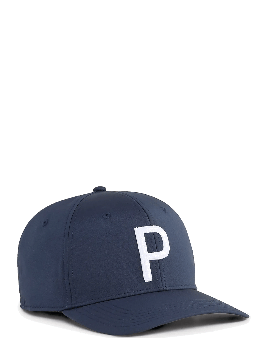 PUMA Golf - Heritage P Tech Cap - kepsar - deep navy-white glow - 0