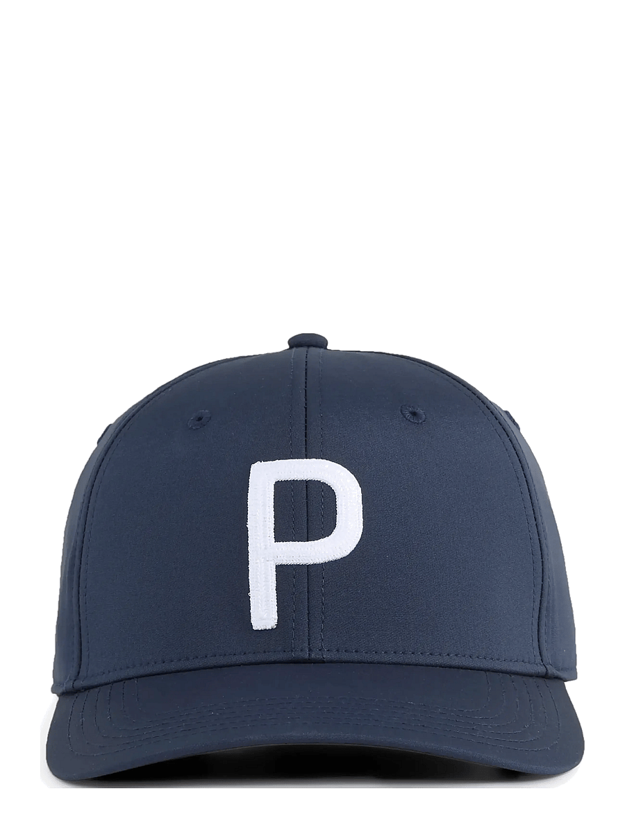 PUMA Golf - Heritage P Tech Cap - kepsar - deep navy-white glow - 2