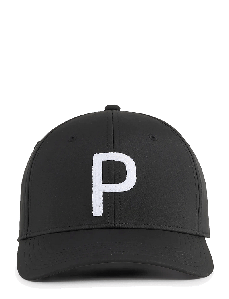 PUMA Golf - Heritage P Tech Cap - nokamütsid - puma black-white glow - 1