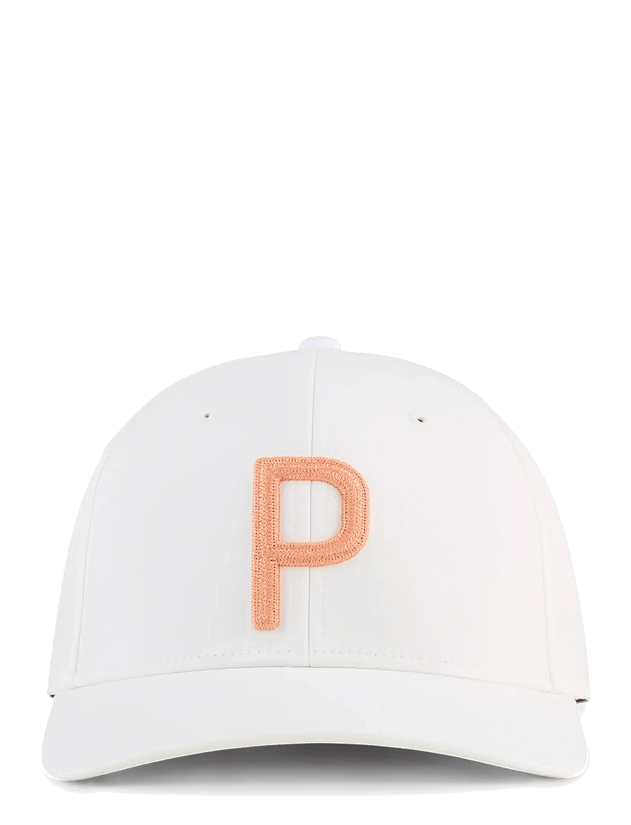 PUMA Golf - Heritage P Tech Cap - lippikset - warm white-melon glow - 1