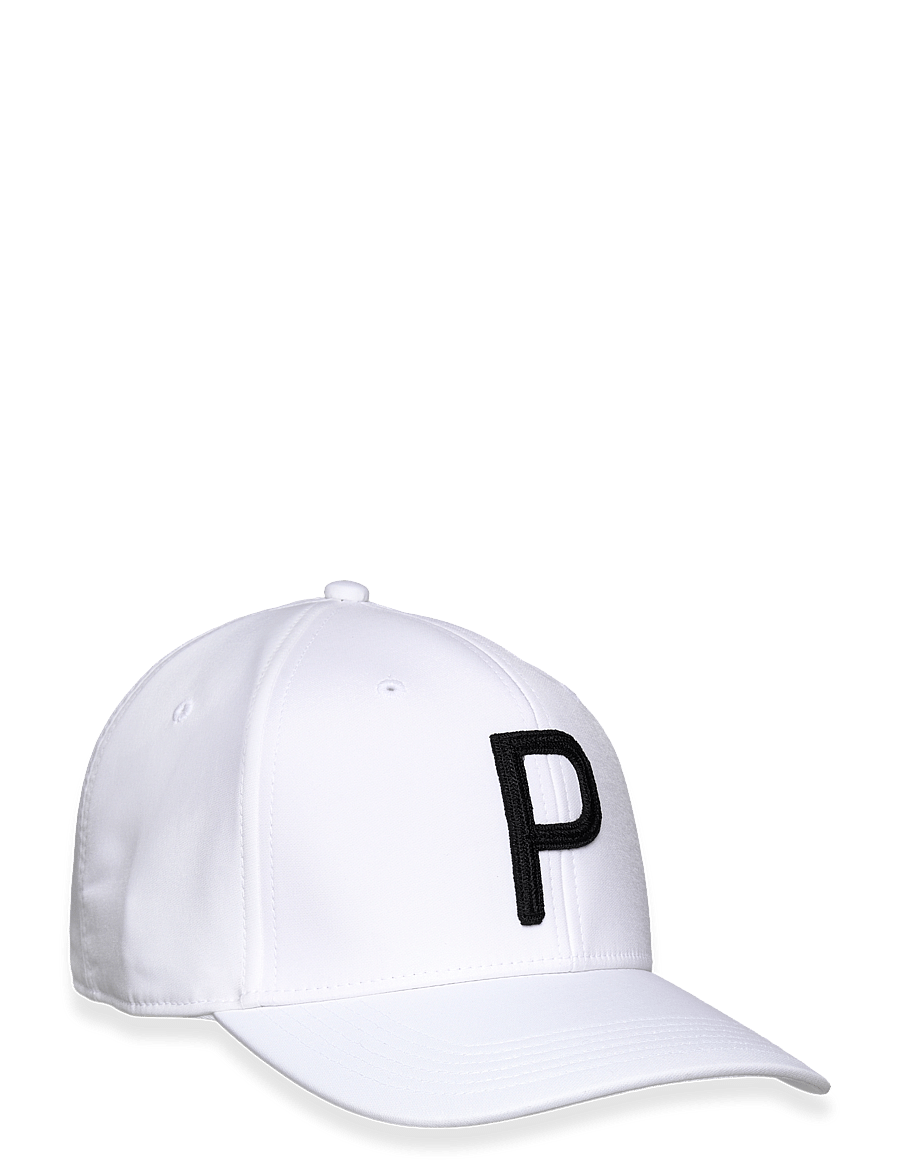 PUMA Golf - Heritage P Tech Cap - kepsar - white glow-puma black - 0