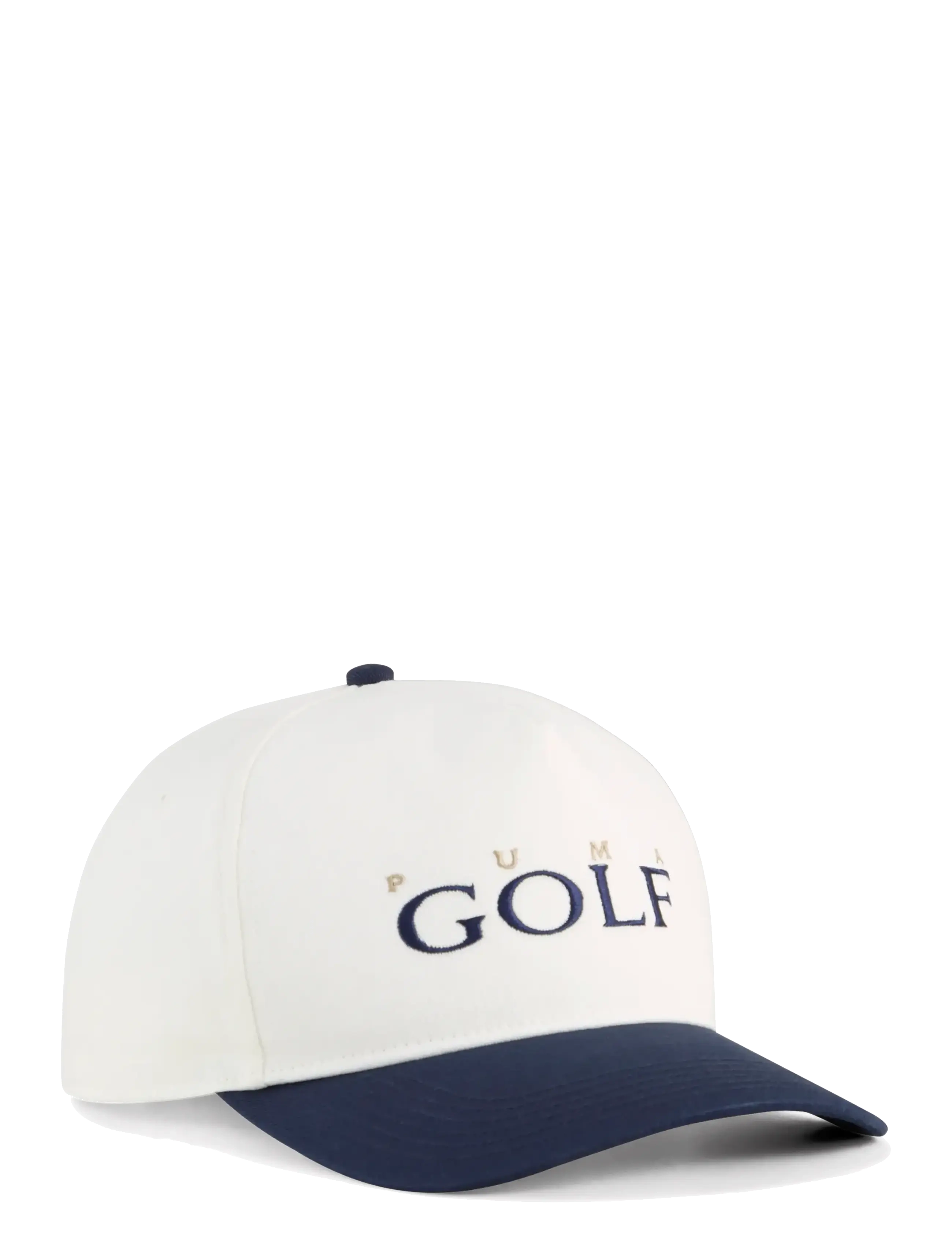 PUMA Golf Hobe Cap - PUMA - WARM WHITE-DEEP NAVY / cream
