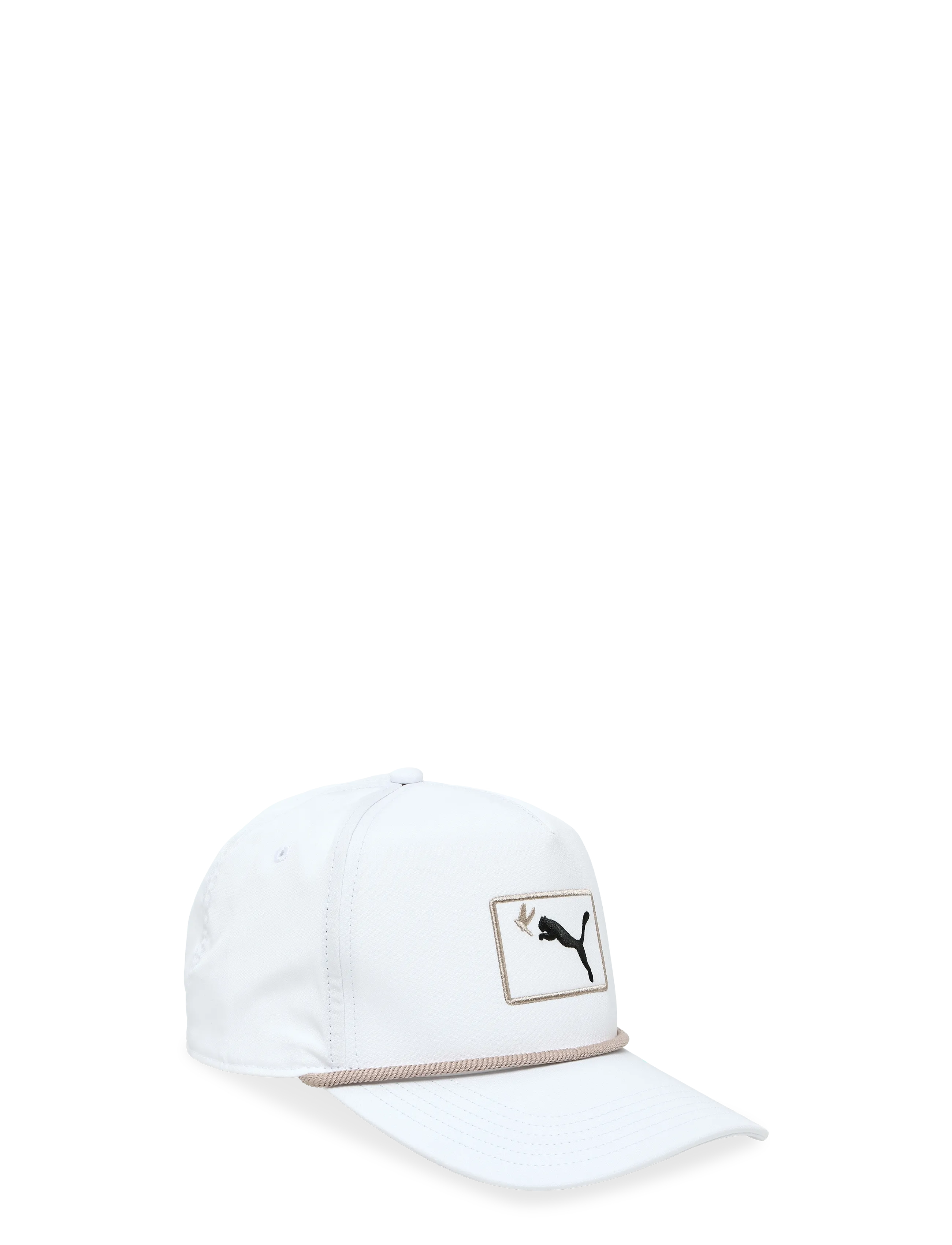 PUMA Golf Chasing Birdies Rope Cap, One Size, White, Sport Accessories > Sport Caps, Dame