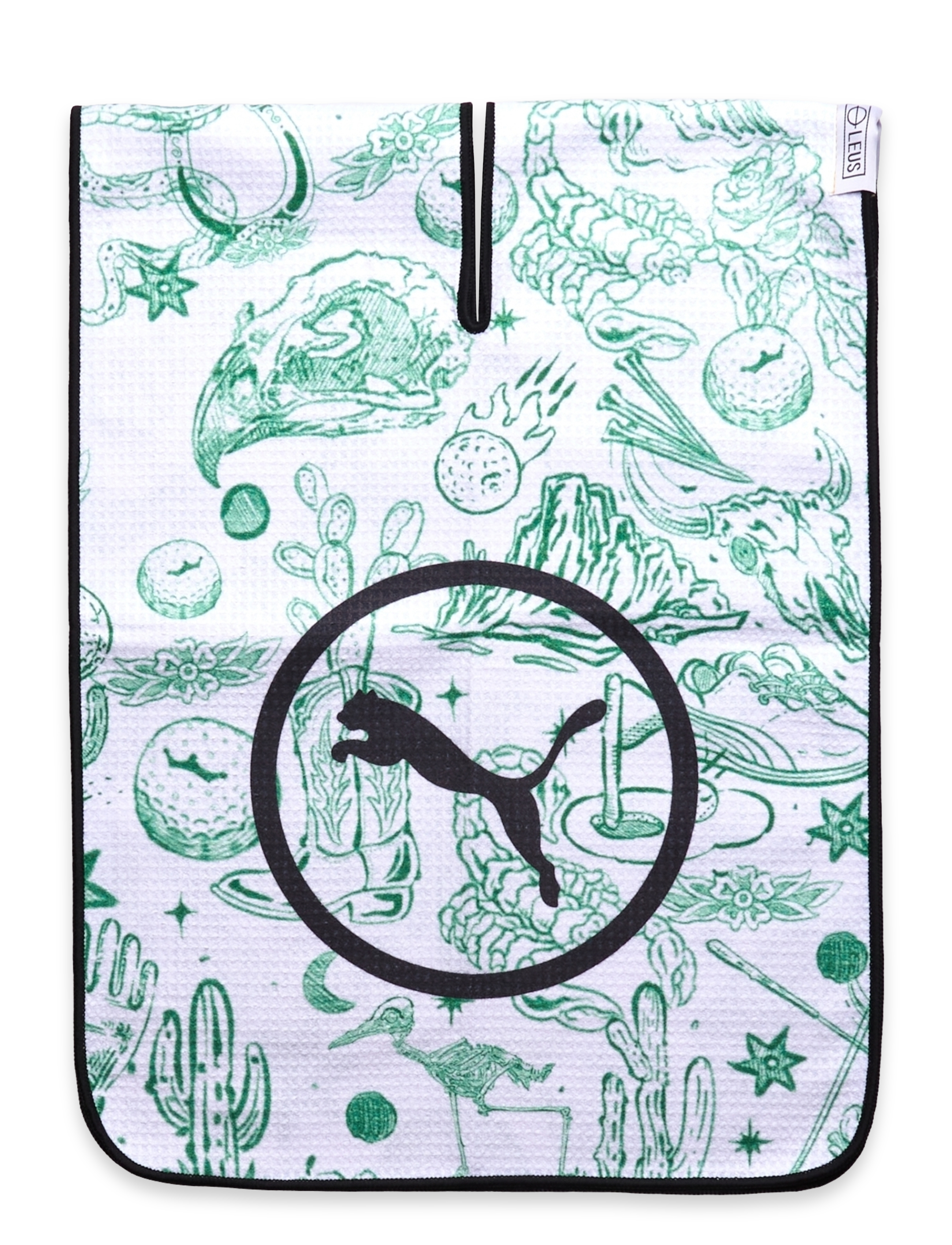 PUMA Desert Towel - WHITE GLOW-ARCHIVE GREEN