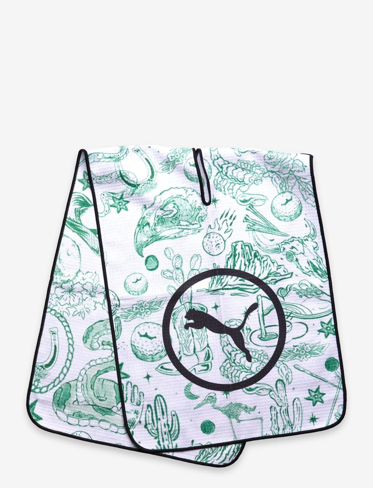 PUMA Golf - PUMA Desert Towel - white glow-archive green - 1