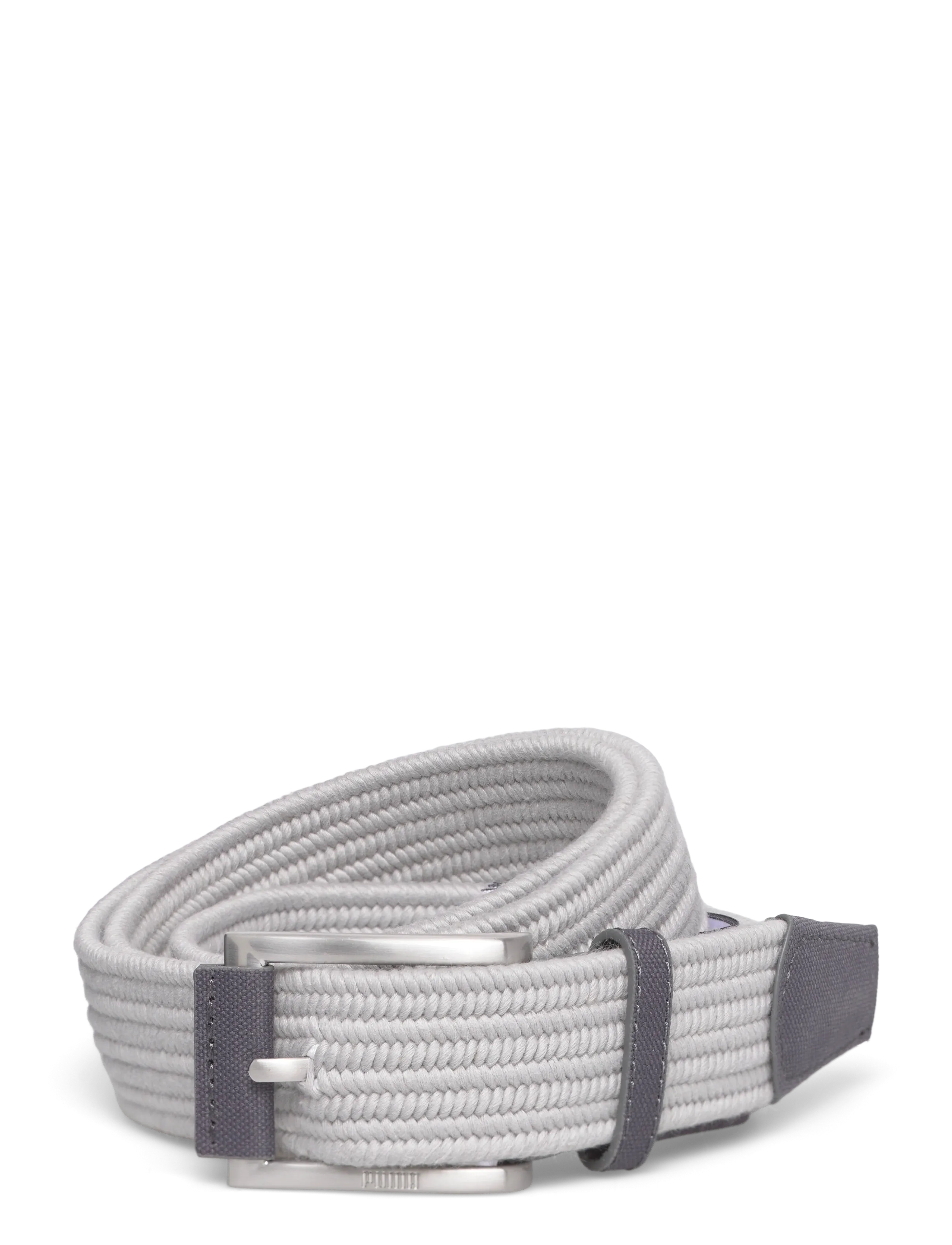 PUMA Golf Stretch Weave Belt - PUMA Golf - PLATINO GRAY / grey
