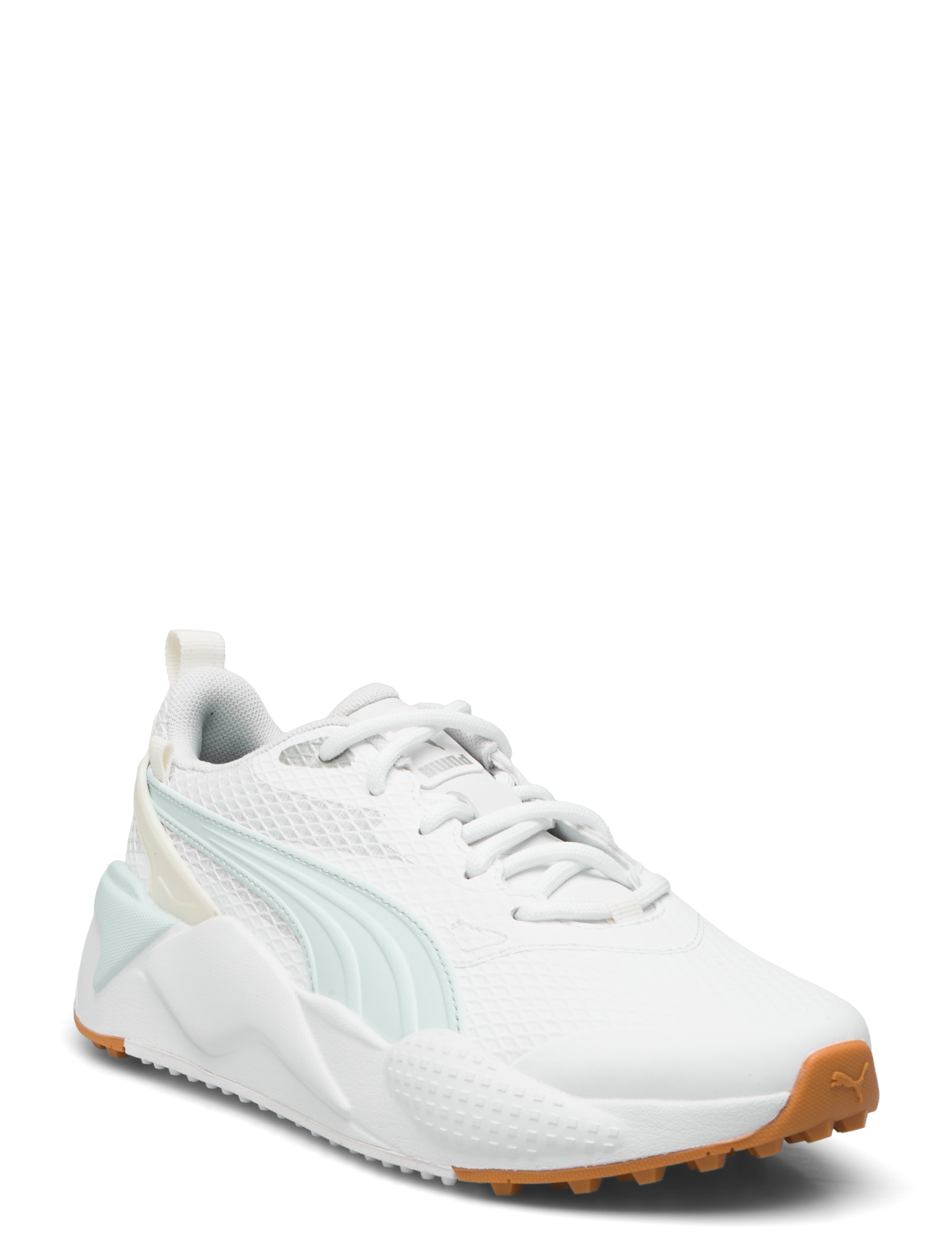 PUMA Golf GS-X Efekt Wmns - Golfsko - PUMA WHITE-WARM WHITE-ICY BLUE / white