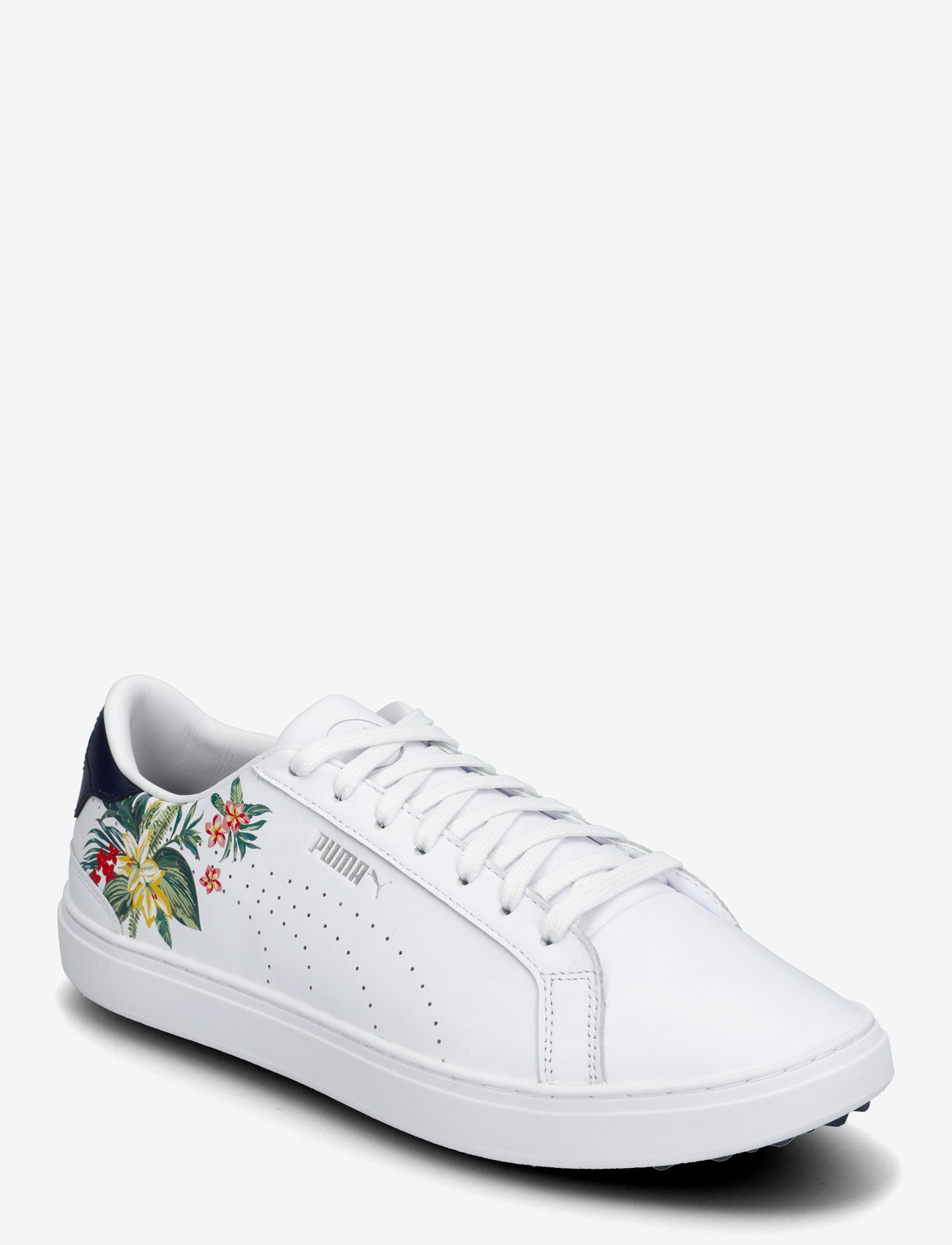 PUMA Golf - PUMA Clyde G x PTC - golfskor - puma white-deep navy-red fire - 0