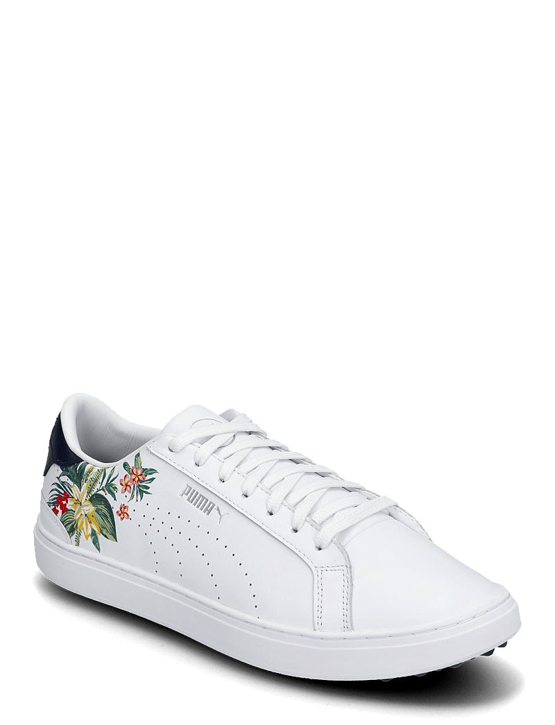 PUMA Golf - PUMA Clyde G x PTC - golfo bateliai - puma white-deep navy-red fire - 0