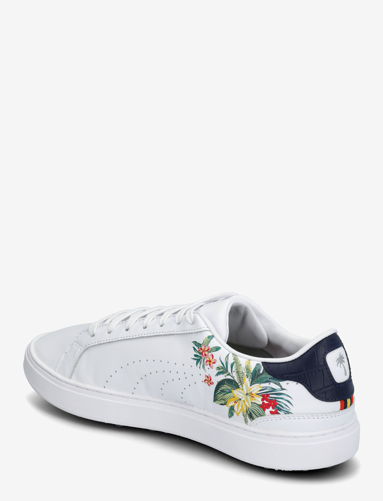 PUMA Golf - PUMA Clyde G x PTC - golfskor - puma white-deep navy-red fire - 2