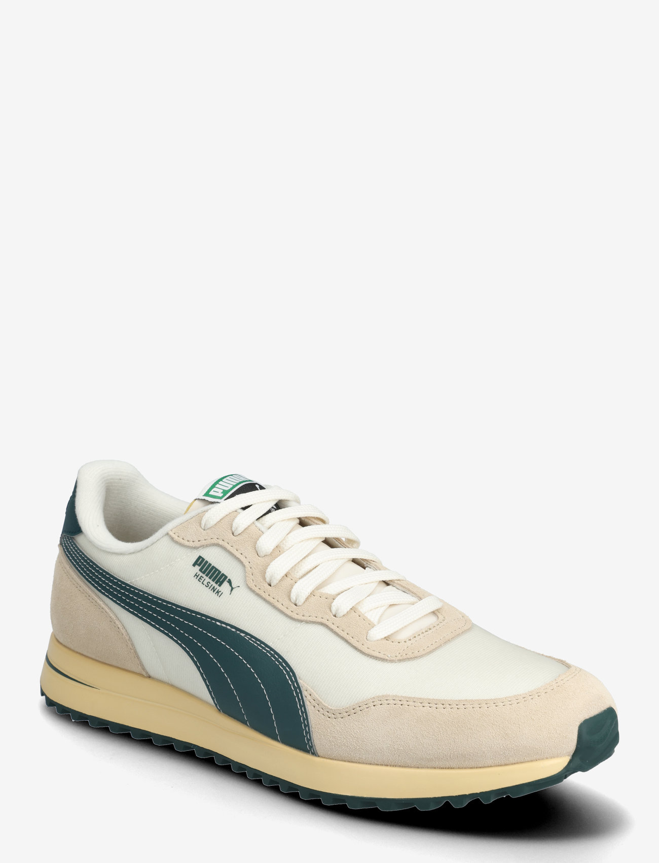 PUMA Golf - PUMA Helsinki G - låga sneakers - frosted ivory-green terrain-light straw - 0