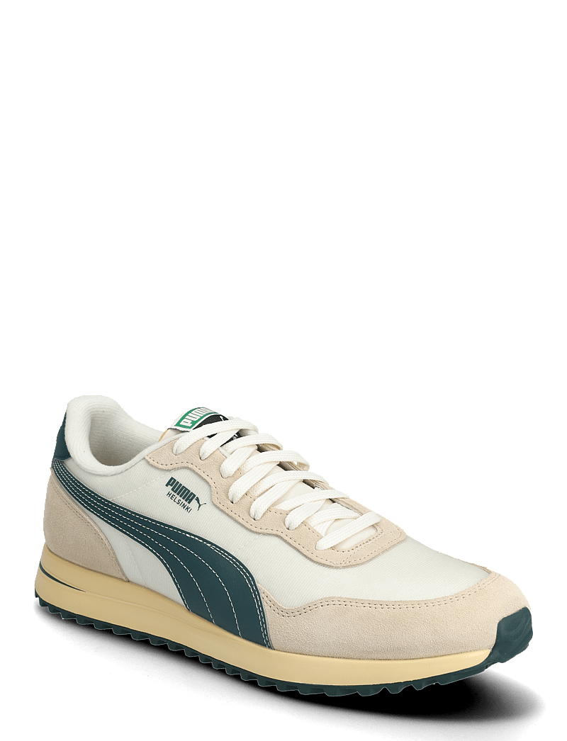 PUMA Golf - PUMA Helsinki G - låga sneakers - frosted ivory-green terrain-light straw - 0