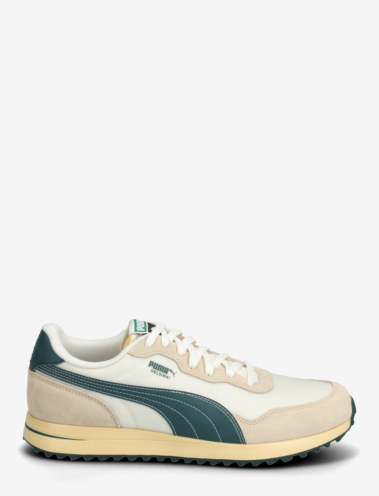PUMA Golf - PUMA Helsinki G - låga sneakers - frosted ivory-green terrain-light straw - 1