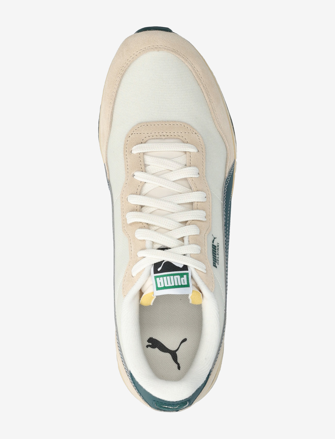 PUMA Golf - PUMA Helsinki G - låga sneakers - frosted ivory-green terrain-light straw - 3