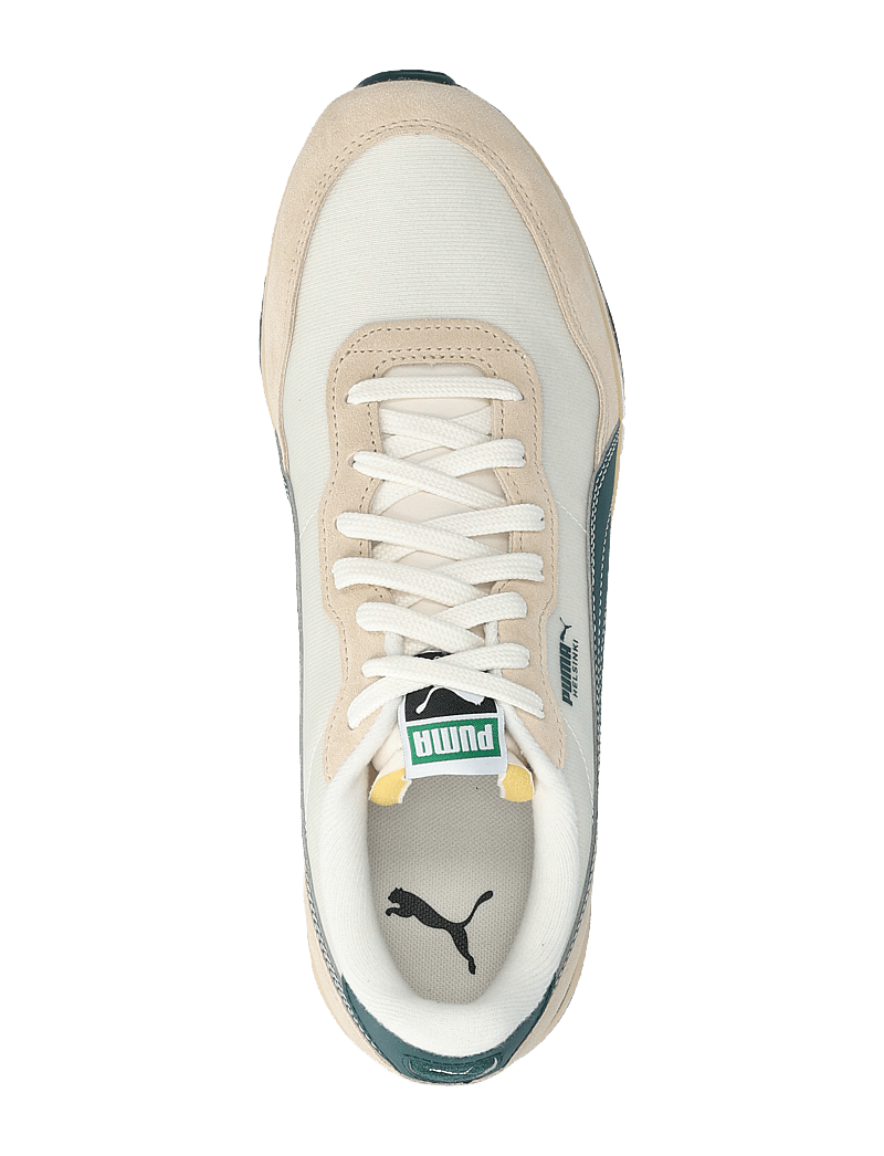 PUMA Golf - PUMA Helsinki G - låga sneakers - frosted ivory-green terrain-light straw - 3