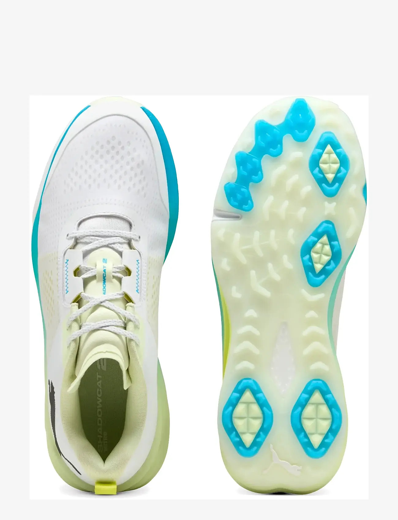 PUMA Golf - Shadowcat NITRO 2.0 - golfijalatsid - puma white-puma black-apple spritz - 1
