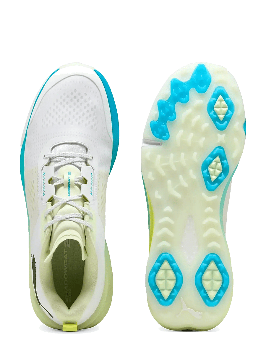 PUMA Golf - Shadowcat NITRO 2.0 - golfijalatsid - puma white-puma black-apple spritz - 1
