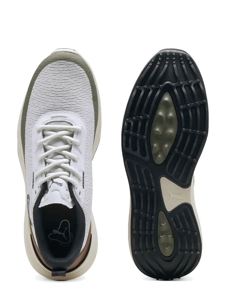 PUMA Golf - Gruve Sport - golfijalatsid - puma white-fudge-dark sage - 1