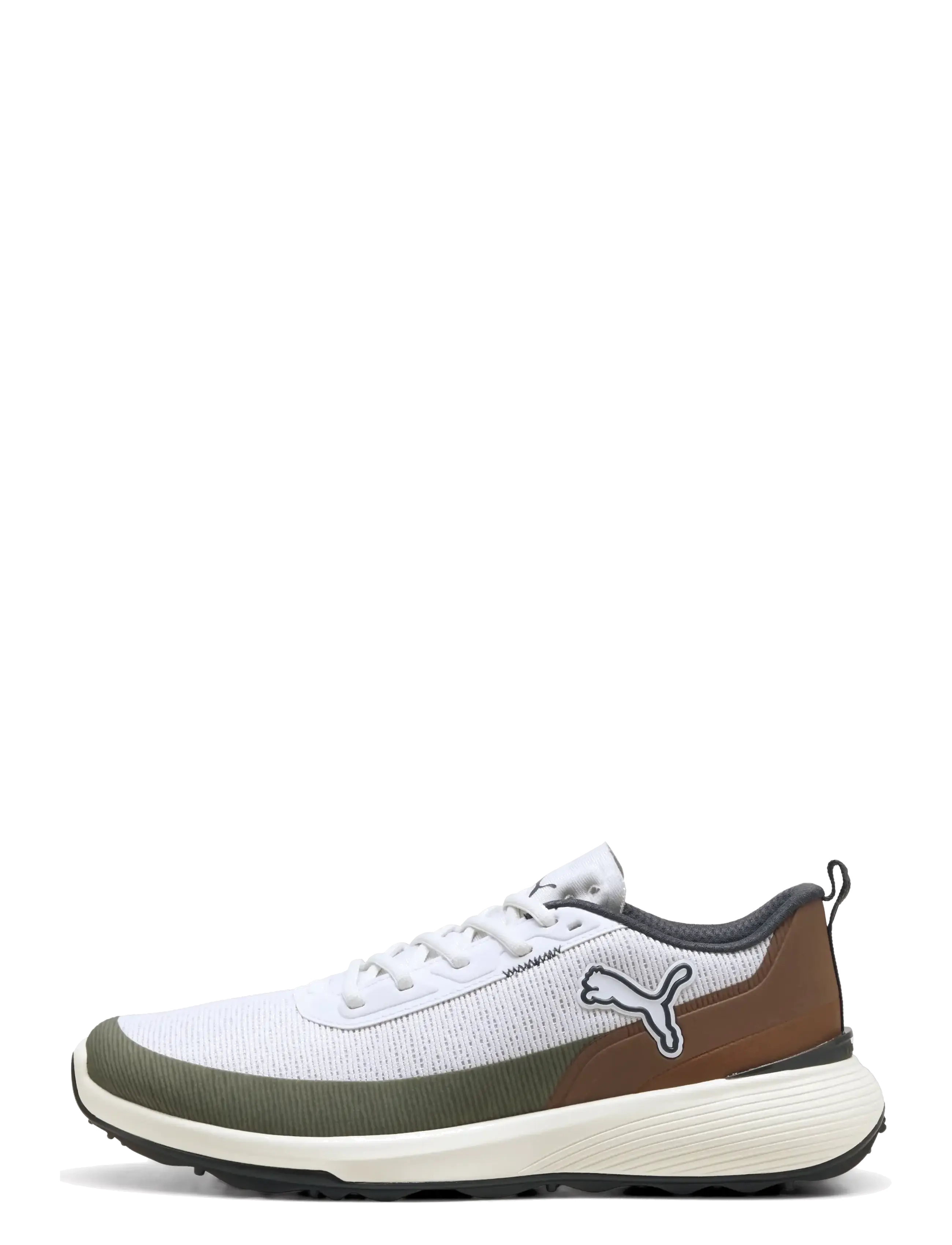 PUMA Golf - Gruve Sport - golf shoes - puma white-fudge-dark sage - 3