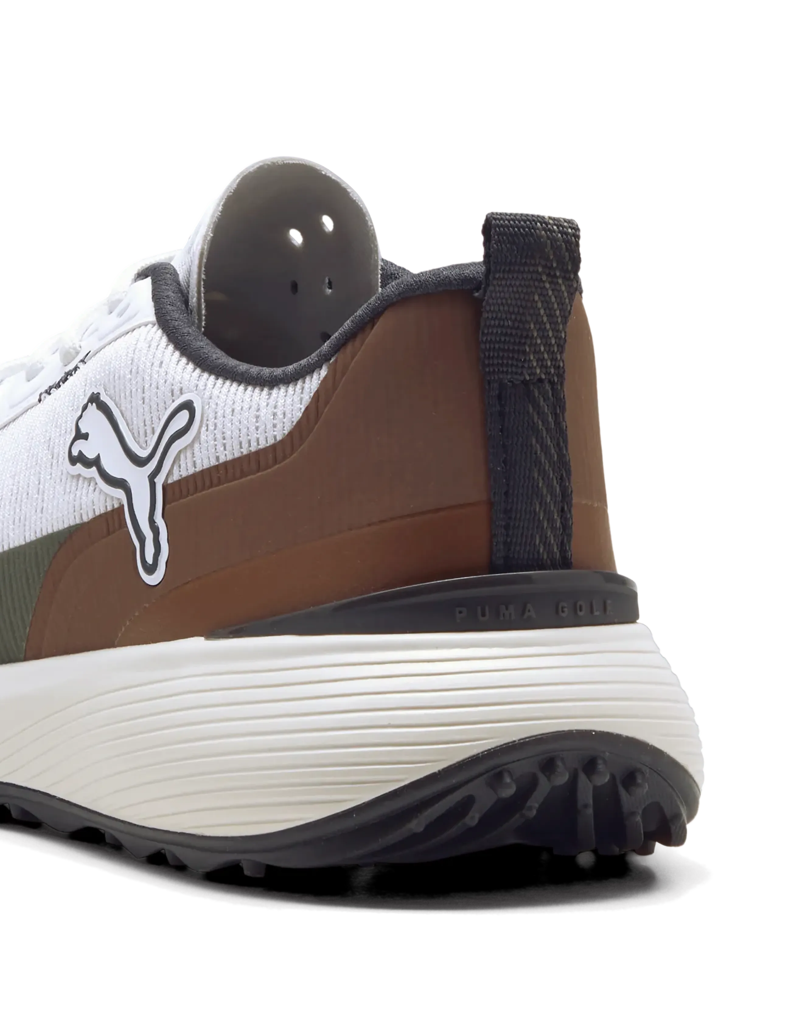 PUMA Golf - Gruve Sport - golf shoes - puma white-fudge-dark sage - 5