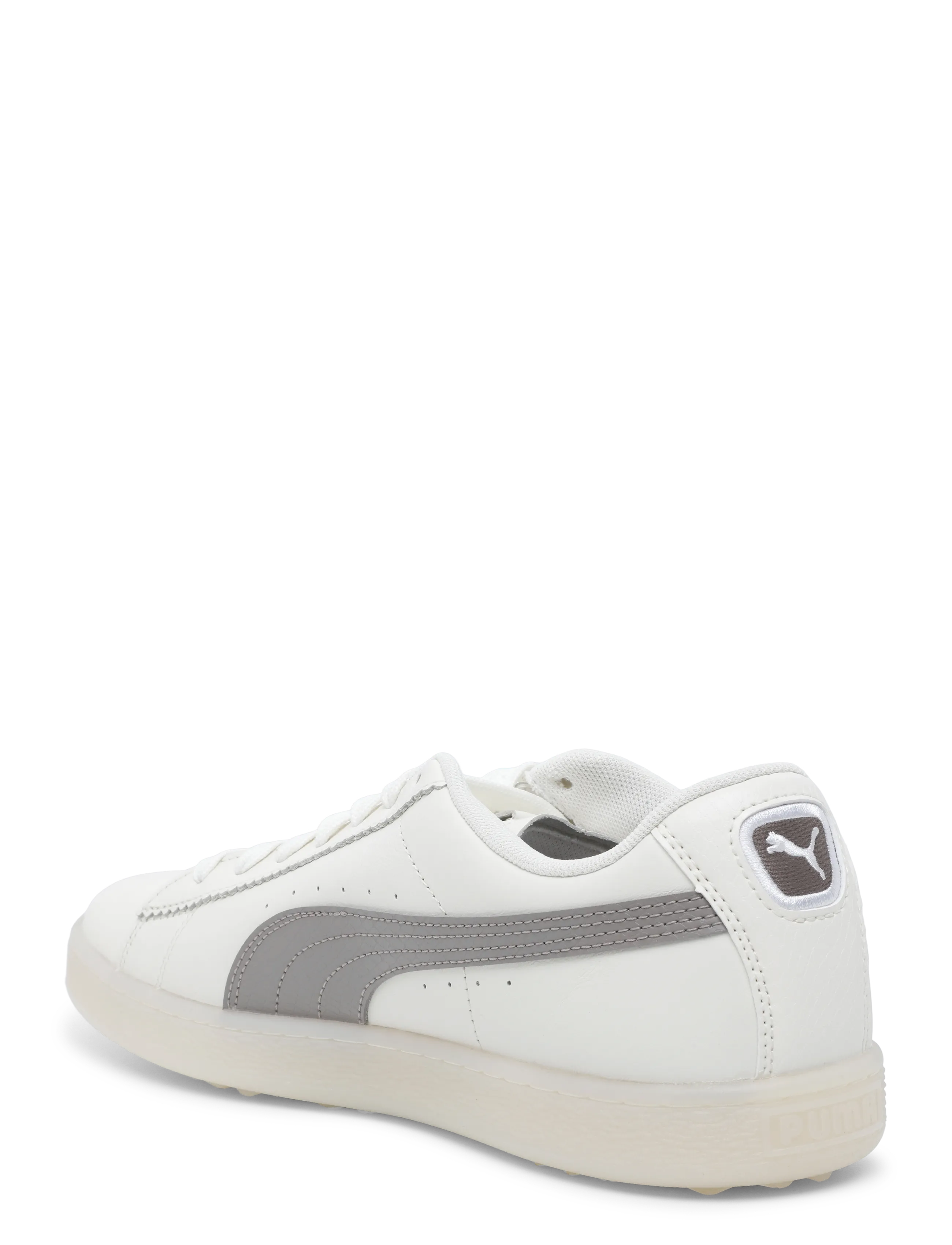 PUMA Golf - Puma Suede G - golf shoes - warm white-mouse gray - 1