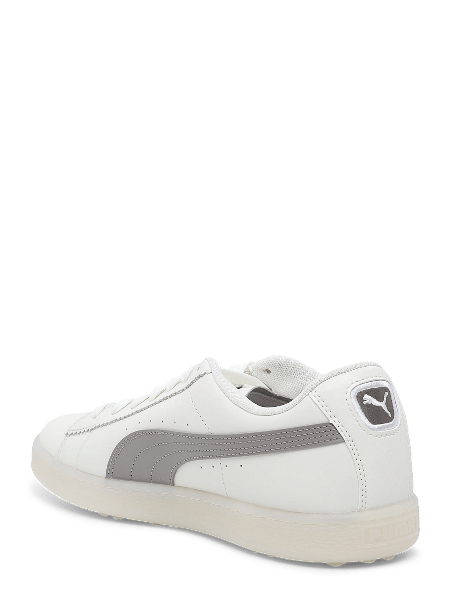 PUMA Golf - Puma Suede G - niedriger schnitt - warm white-mouse gray - 1