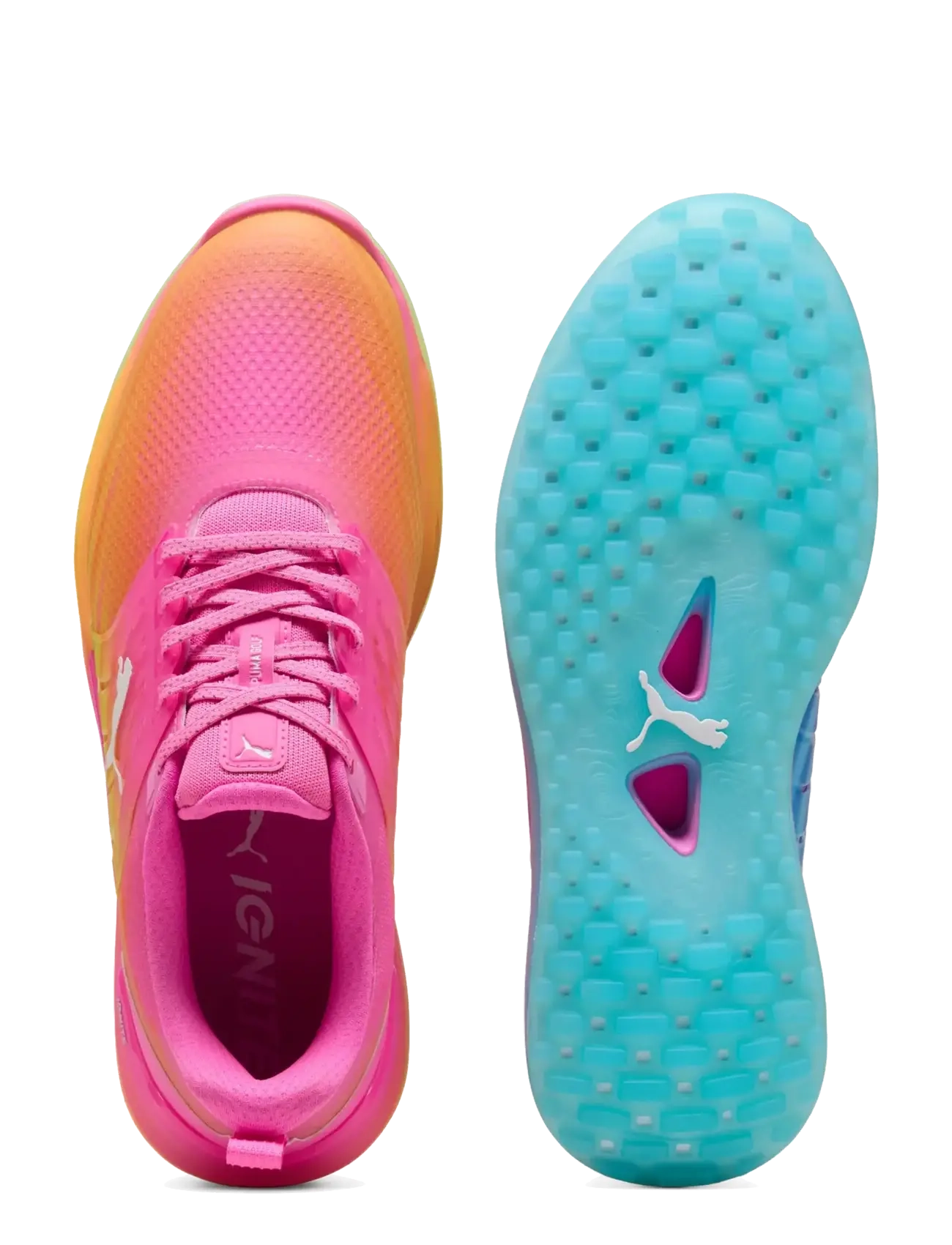 PUMA Golf - Ignite Elevate 2 Showtime - golf shoes - poison pink-bright aqua-sun stream - 1