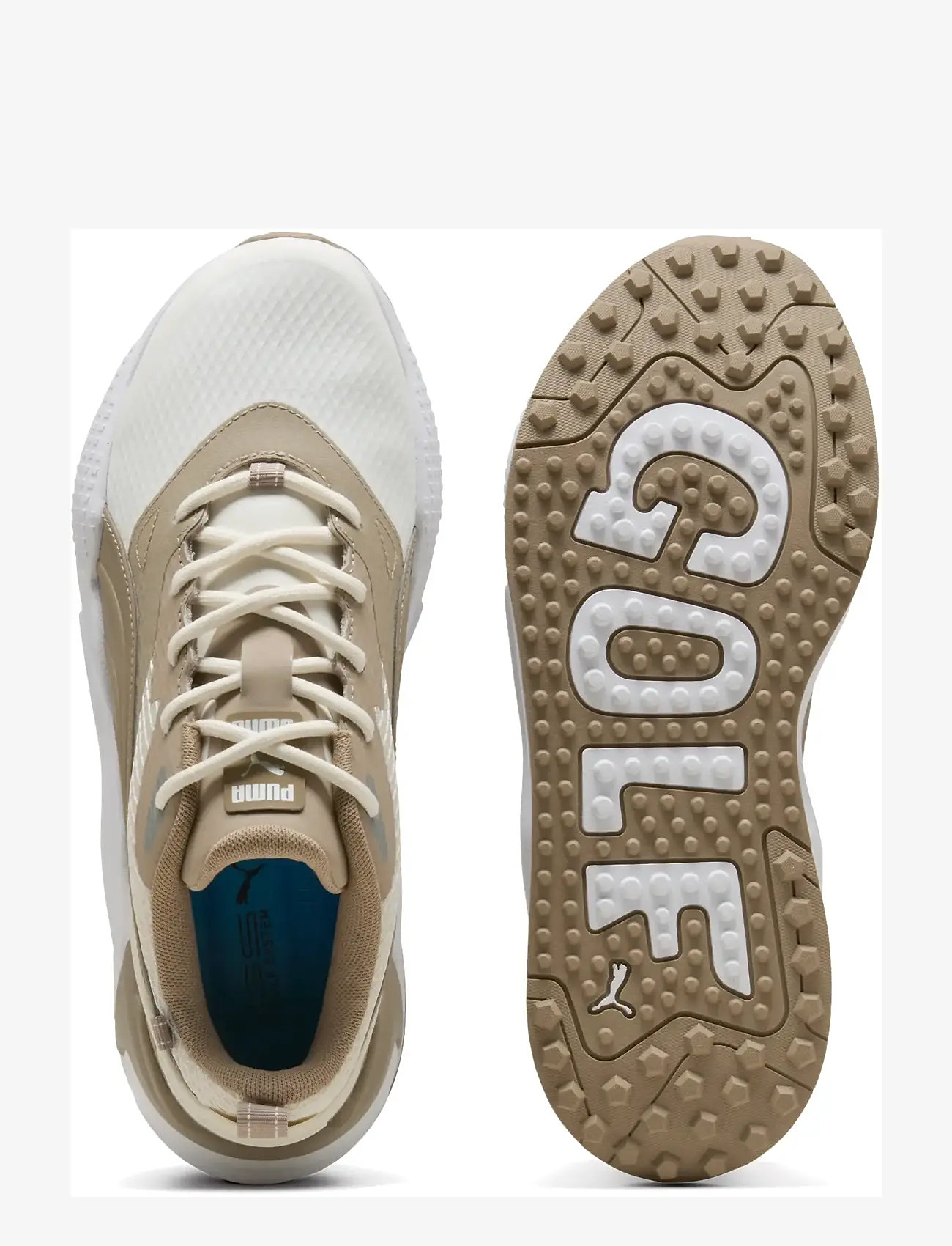 PUMA Golf - GS-X Efekt - lühikesed golfiipüksid - warm white-ice coffee-puma white - 1