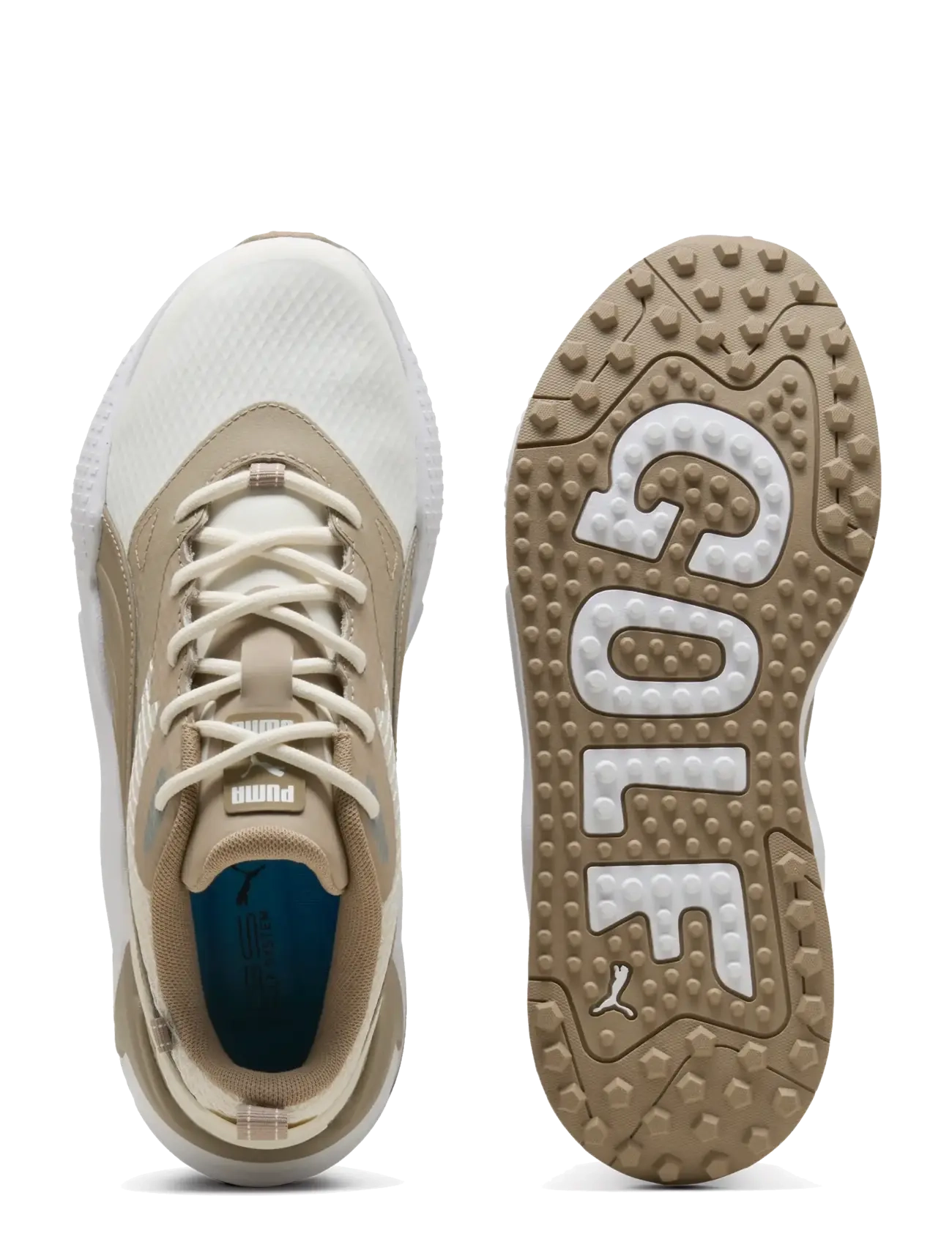 PUMA Golf - GS-X Efekt - golfschuhe - warm white-ice coffee-puma white - 1