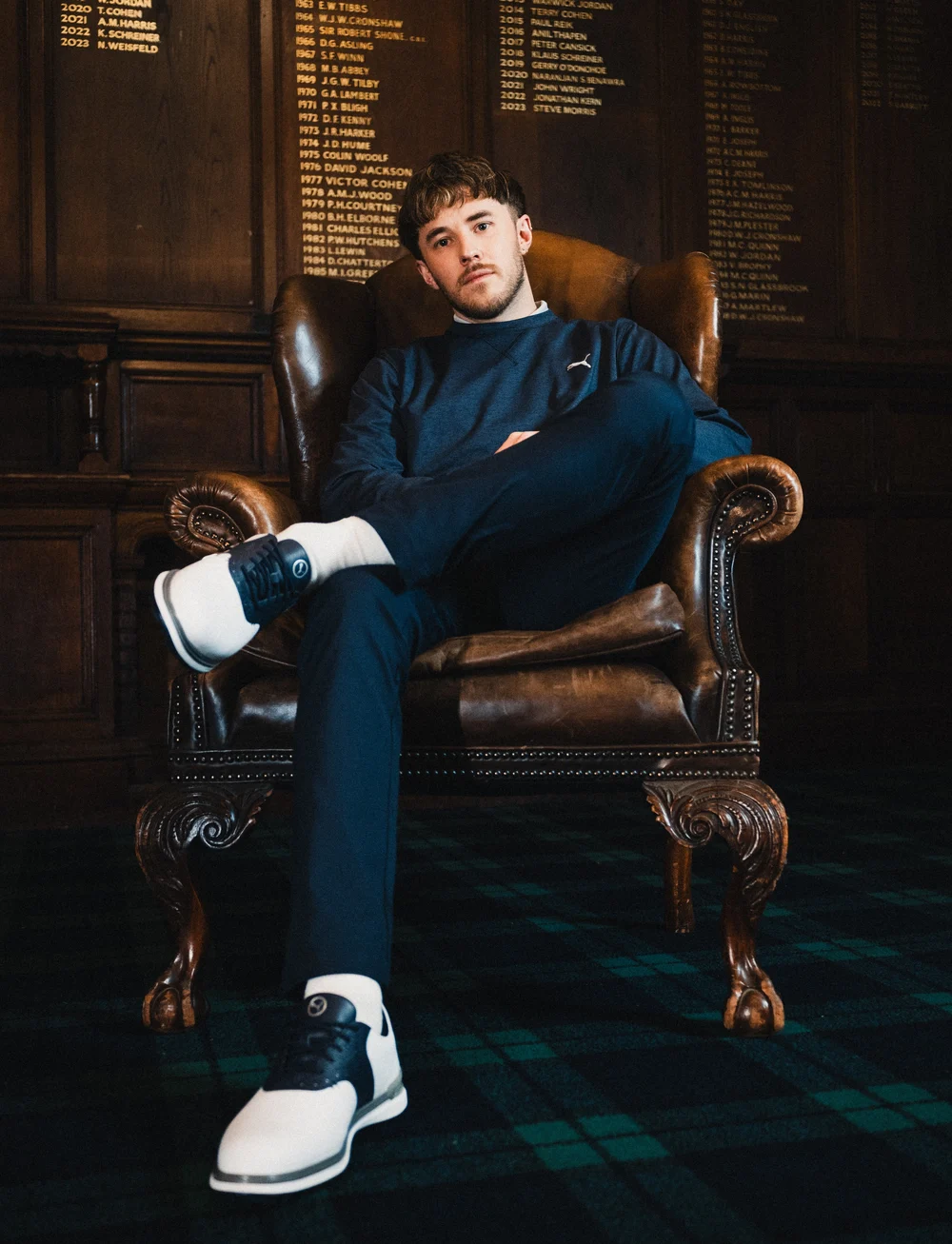 PUMA Golf - Puma Avant - golfskor - puma white-deep navy-speed blue - 0