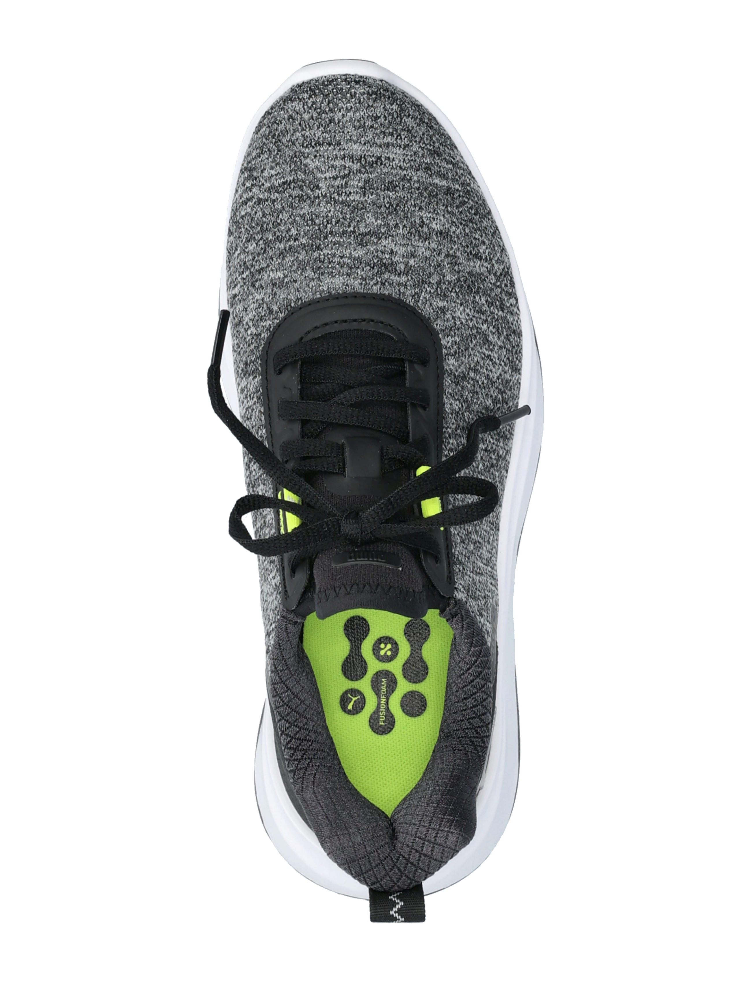 PUMA Golf - Fusion Crush Sport JR - low-top sneakers - puma black-electric lime - 3