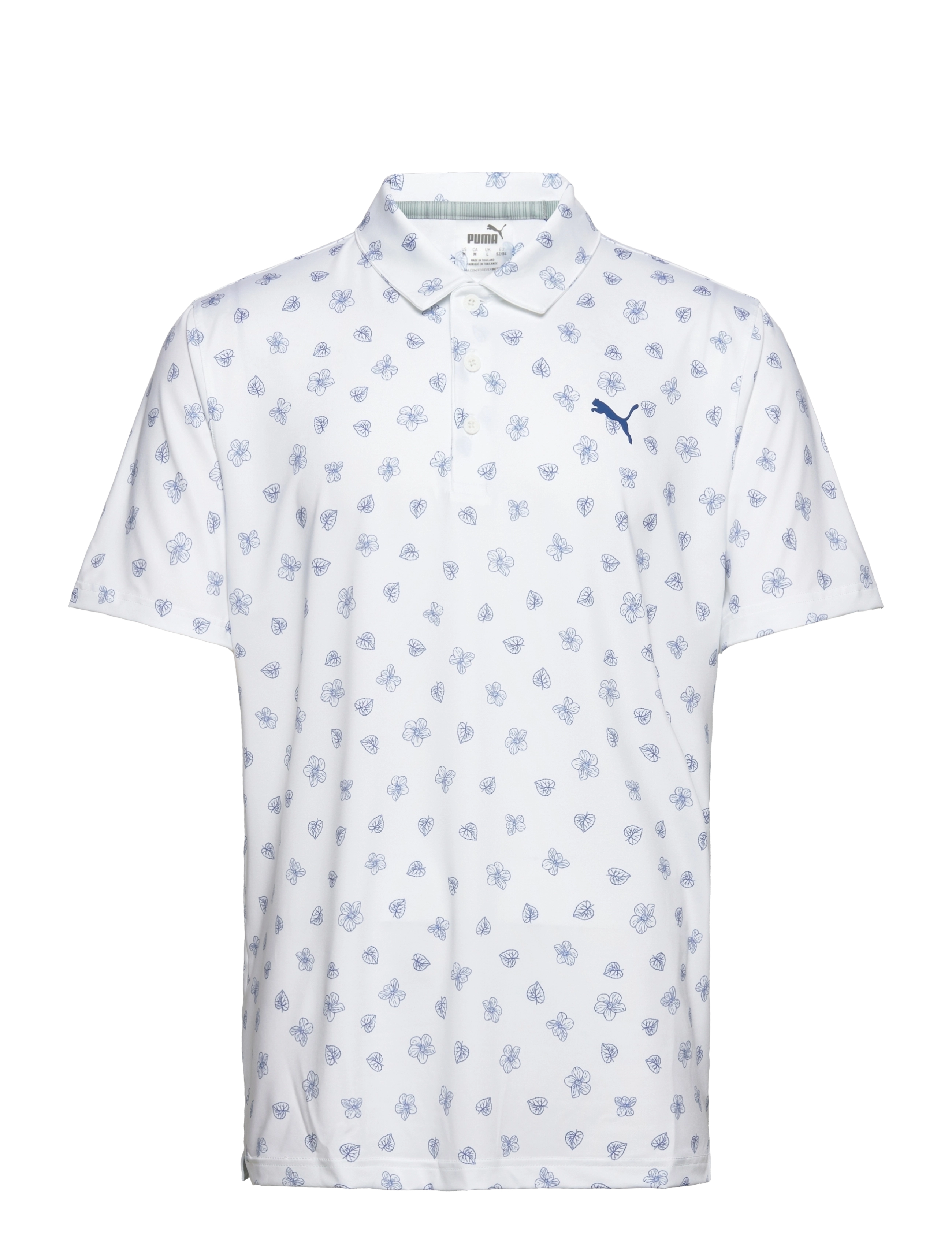 Mattr Spring Polo - BRIGHT WHITE-BRIGHT COBALT