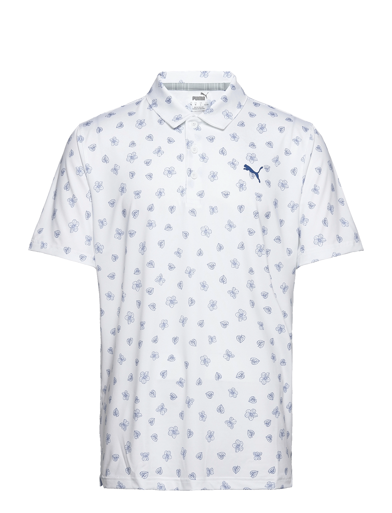 Mattr Spring Polo - BRIGHT WHITE-BRIGHT COBALT