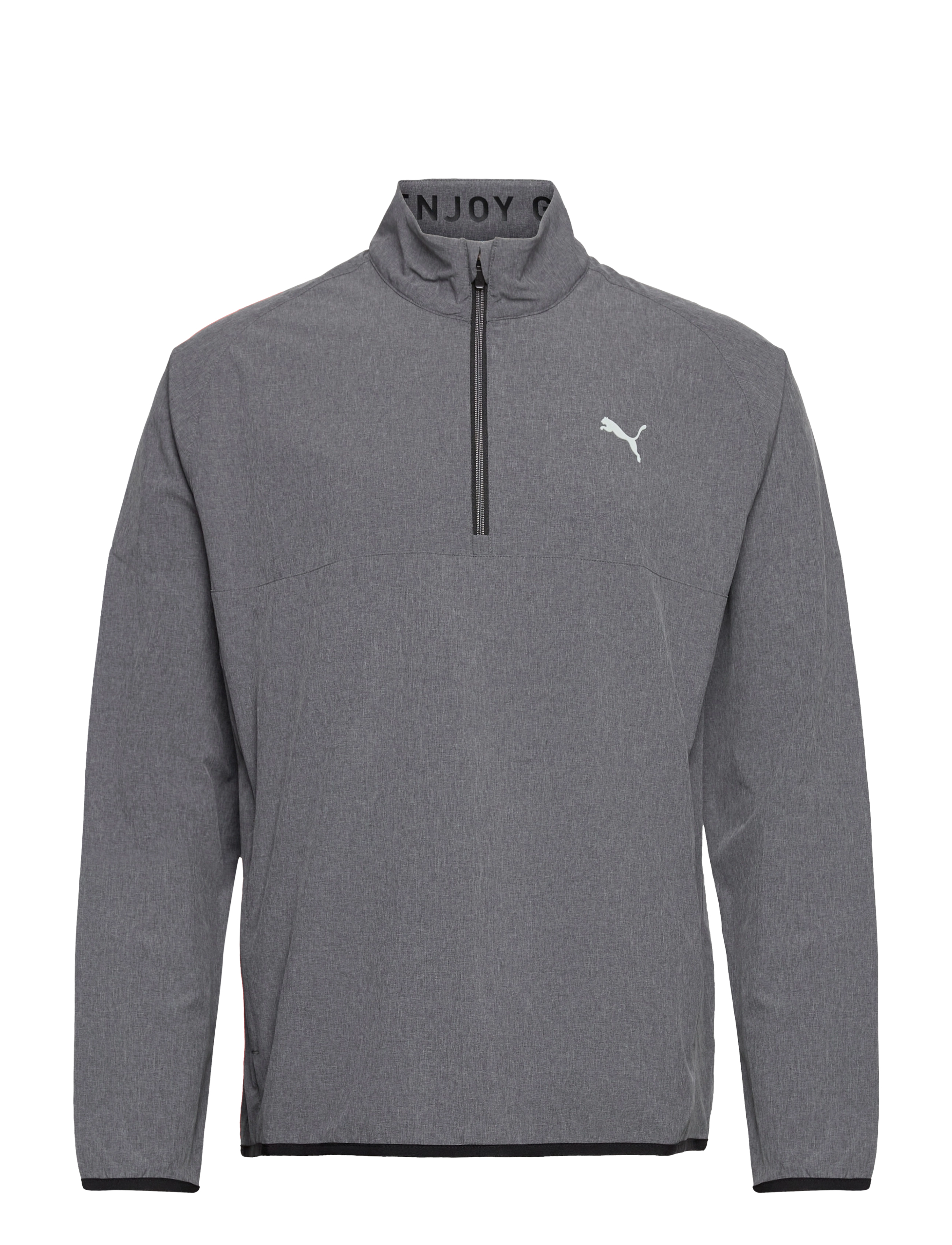 Marin Woven 1/4 Zip - PUMA BLACK HEATHER