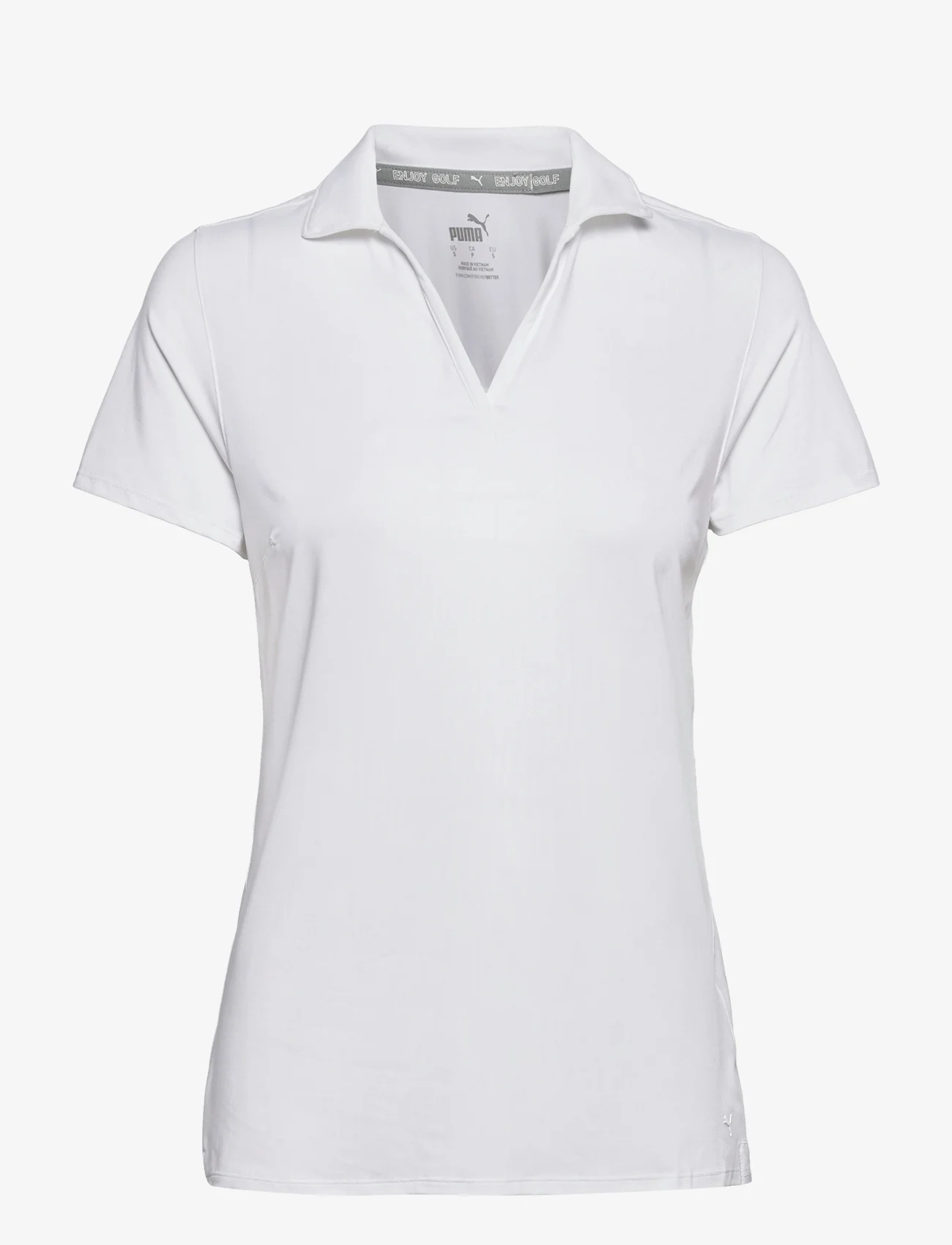 PUMA Golf - W Cloudspun Coast Polo - t-shirt & tops - bright white - 0